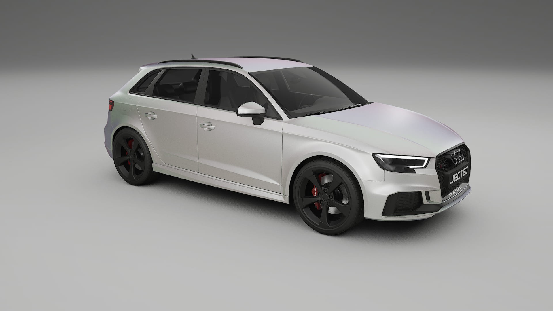 Audi RS3 Sportback 8V facelift LCI Film de Protecție pentru Vopsea TPU | NEBULA PPF cu Schimbare de Culoare – Kit Complet Pre