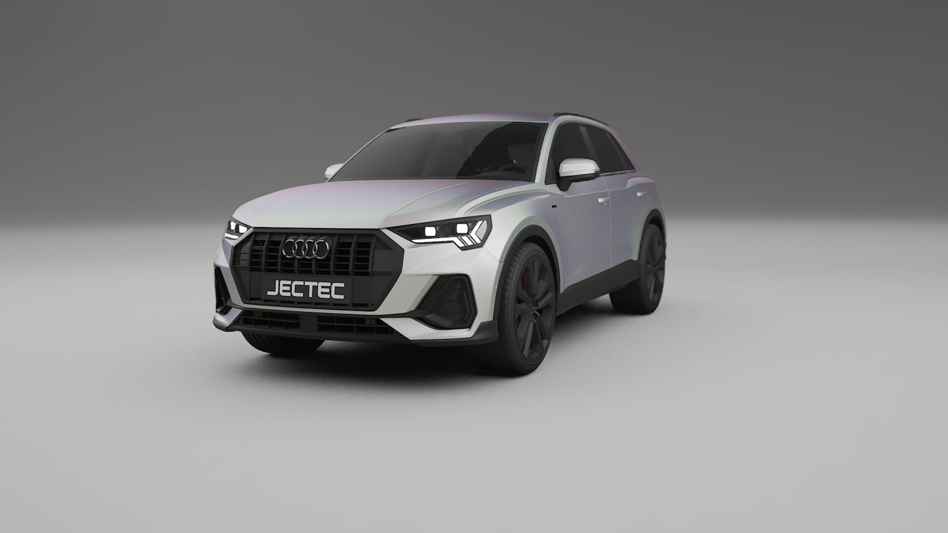 Audi Q3 S Line F3 Film de Protecție pentru Vopsea TPU | NEBULA PPF cu Schimbare de Culoare – Kit Complet Predecupat