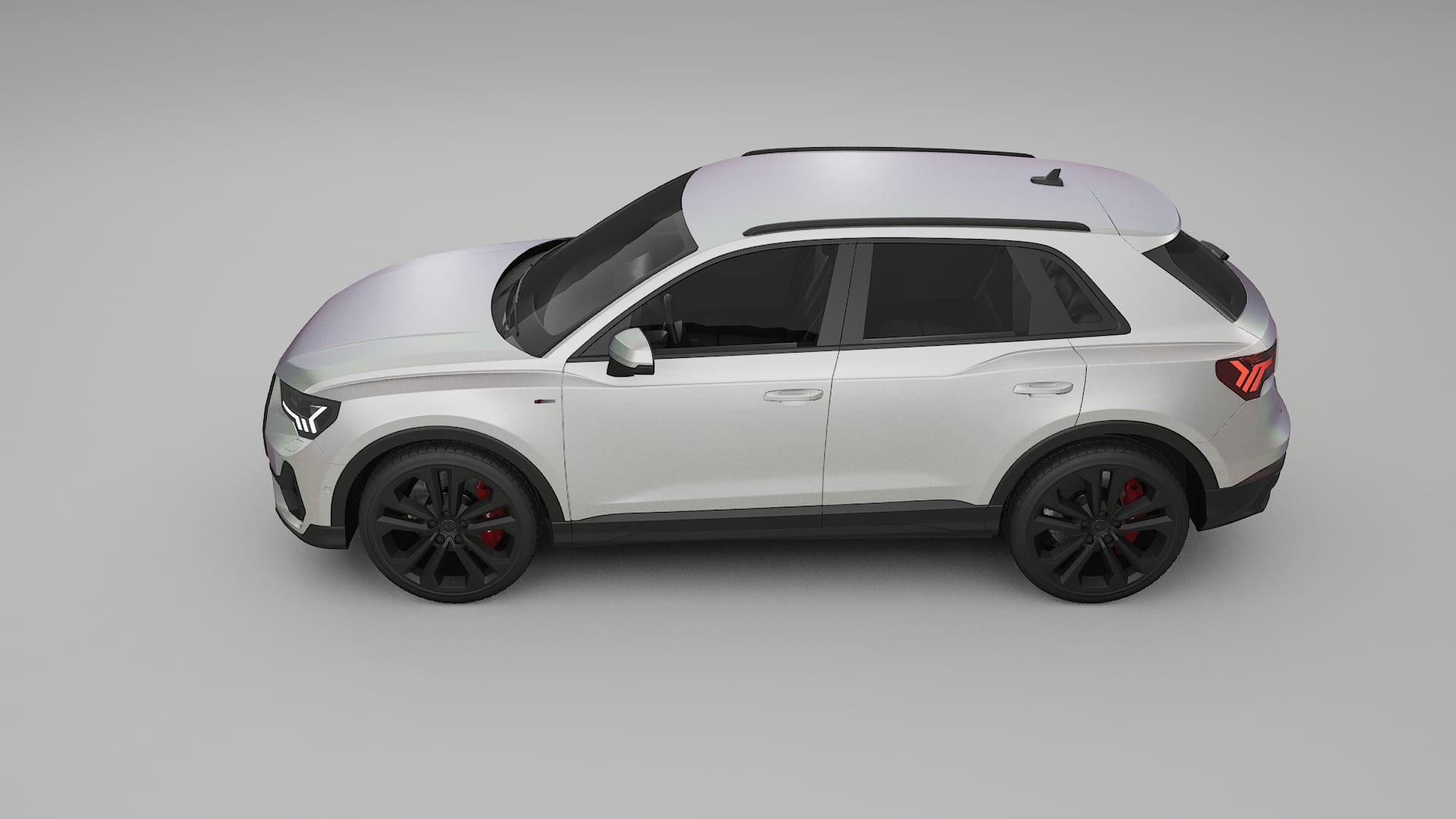 Audi Q3 S Line F3 Film de Protecție pentru Vopsea TPU | NEBULA PPF cu Schimbare de Culoare – Kit Complet Predecupat