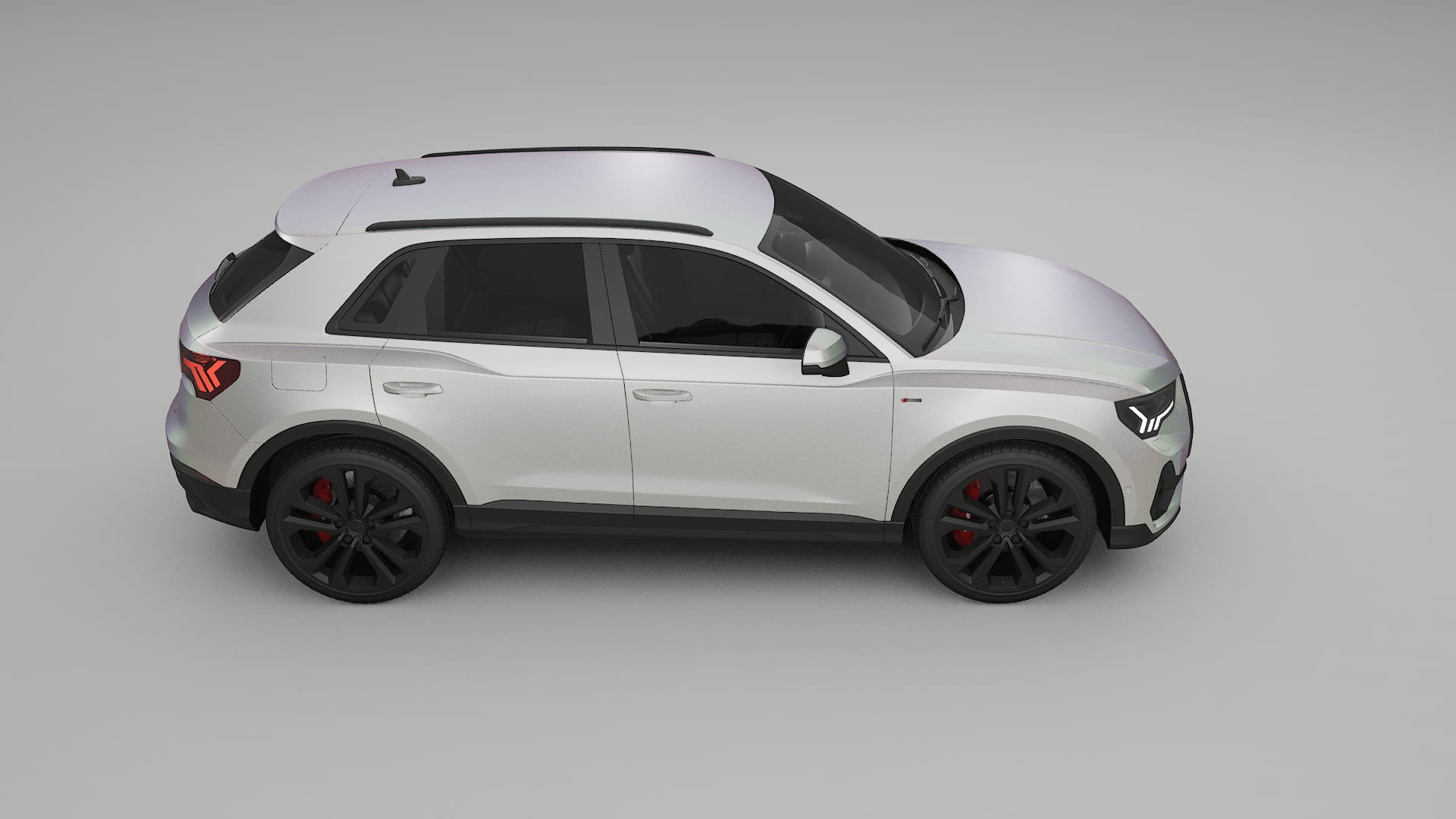 Audi Q3 S Line F3 Film de Protecție pentru Vopsea TPU | NEBULA PPF cu Schimbare de Culoare – Kit Complet Predecupat