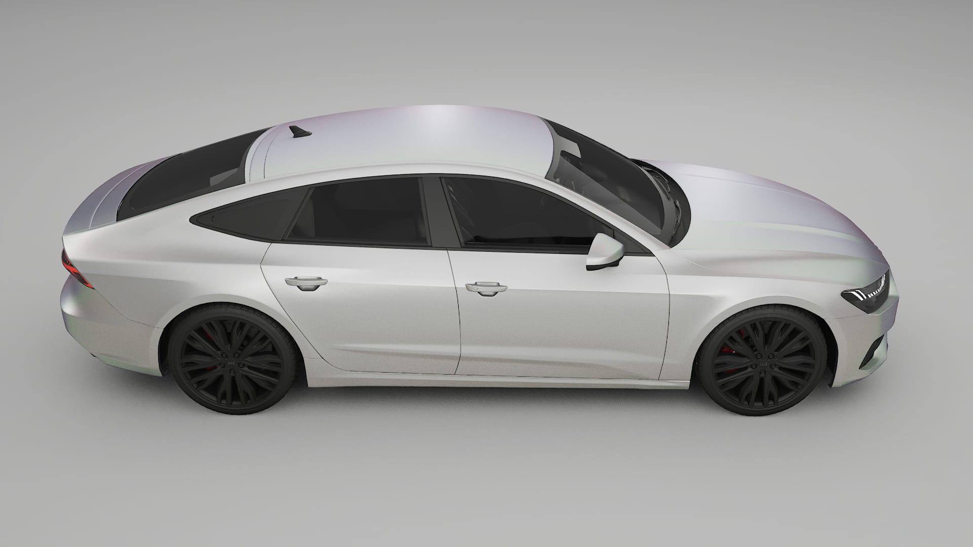 Audi A7 C8 Sportback prefacelift pre LCI Film de Protecție pentru Vopsea TPU | NEBULA PPF cu Schimbare de Culoare – Kit Compl