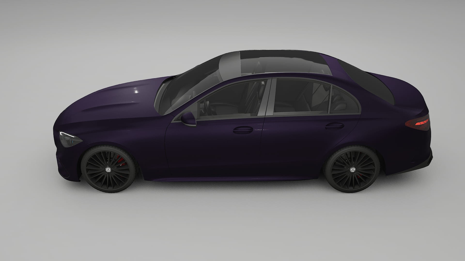 Mercedes C Class W206 Film de Protecție pentru Vopsea TPU | VIOLET PPF cu Schimbare de Culoare – Kit Complet Predecupat
