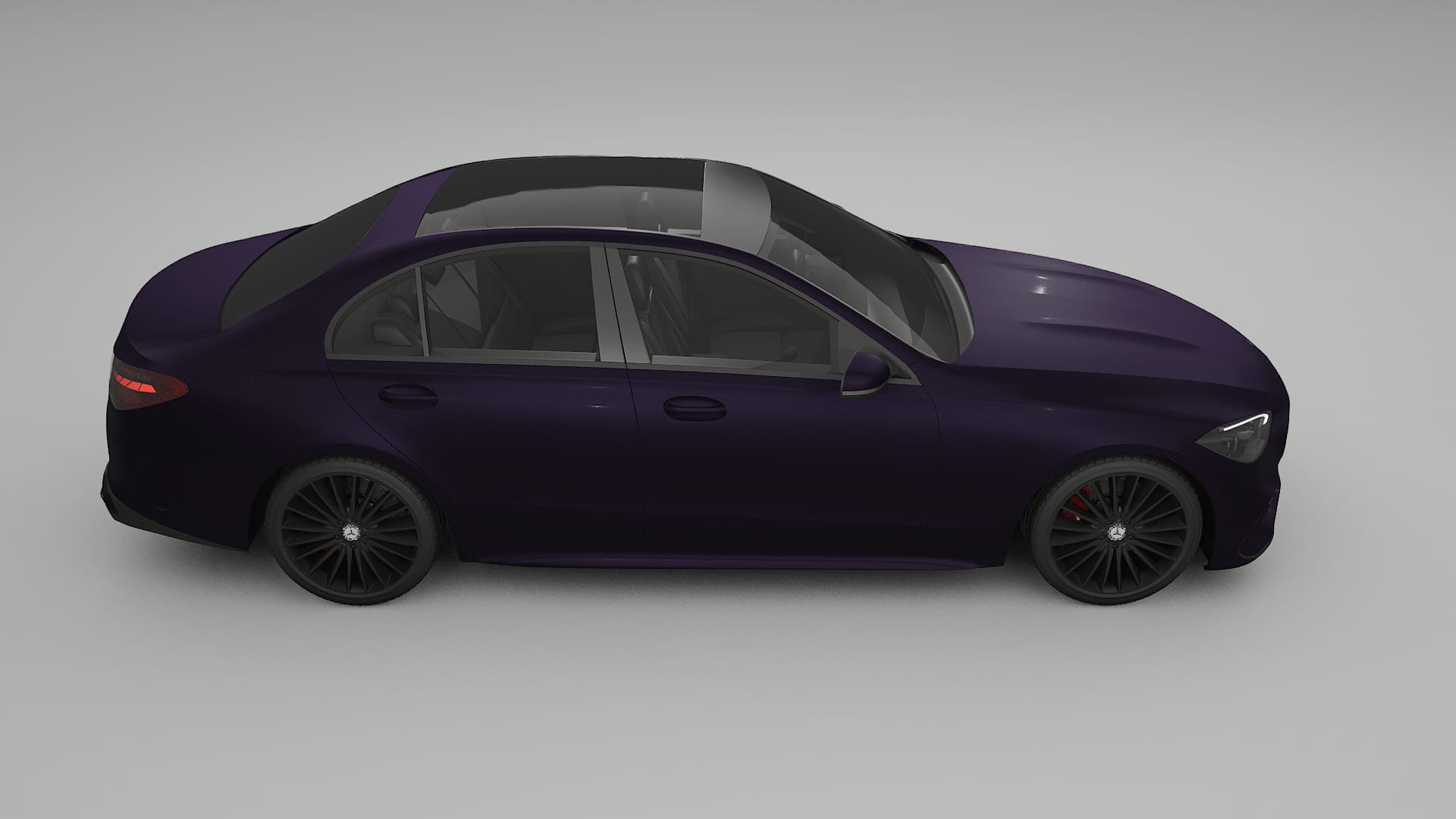 Mercedes C Class W206 Film de Protecție pentru Vopsea TPU | VIOLET PPF cu Schimbare de Culoare – Kit Complet Predecupat