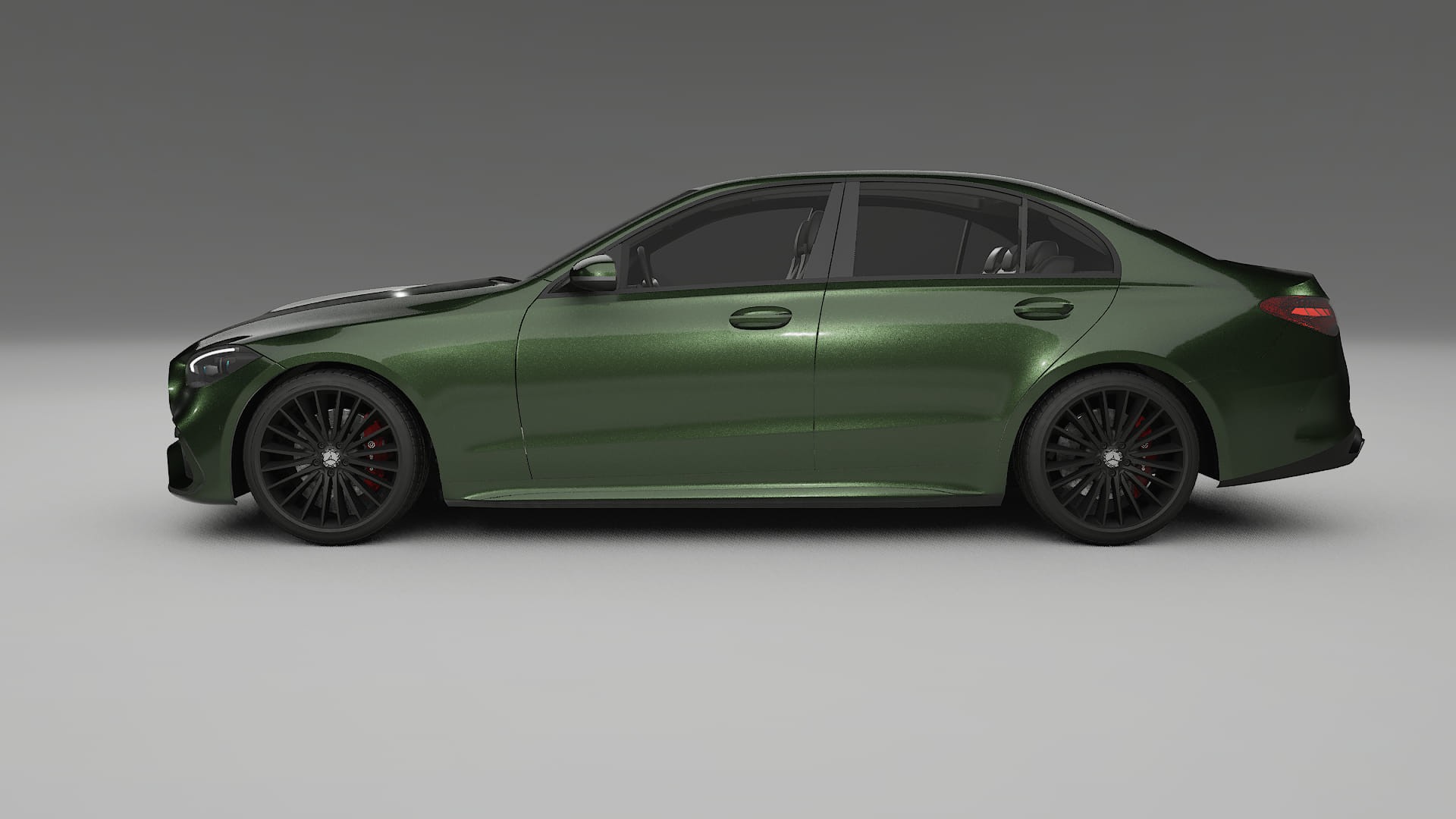 Mercedes C Class W206 Film de Protecție pentru Vopsea TPU | LAGOON PPF cu Schimbare de Culoare – Kit Complet Predecupat