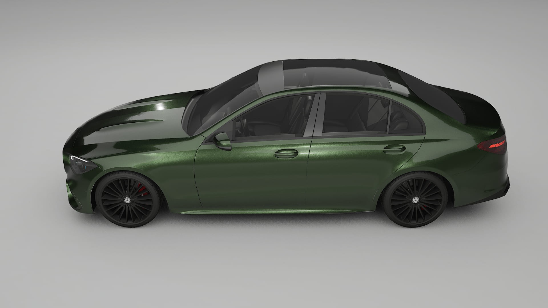 Mercedes C Class W206 Film de Protecție pentru Vopsea TPU | LAGOON PPF cu Schimbare de Culoare – Kit Complet Predecupat