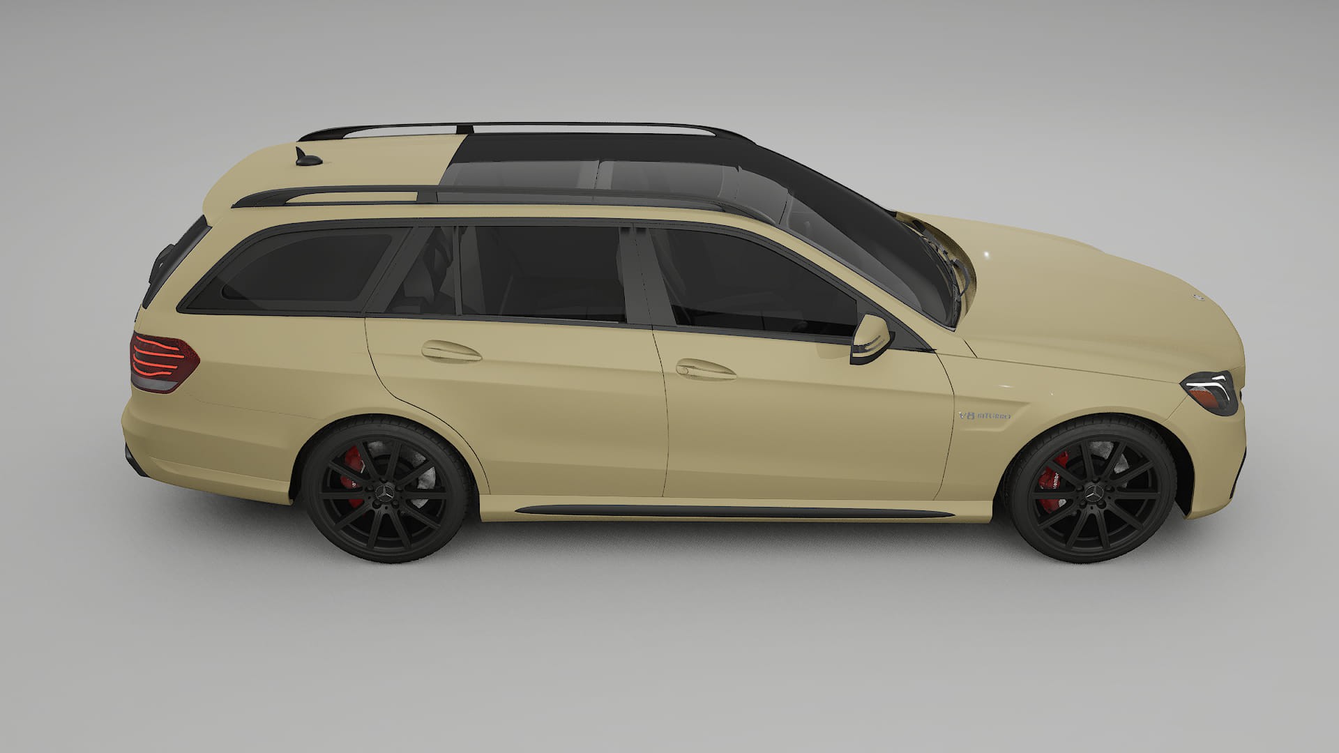 Mercedes E63 AMG Combi W212 facelift LCI Film de Protecție pentru Vopsea TPU | SAND PPF cu Schimbare de Culoare – Kit Complet