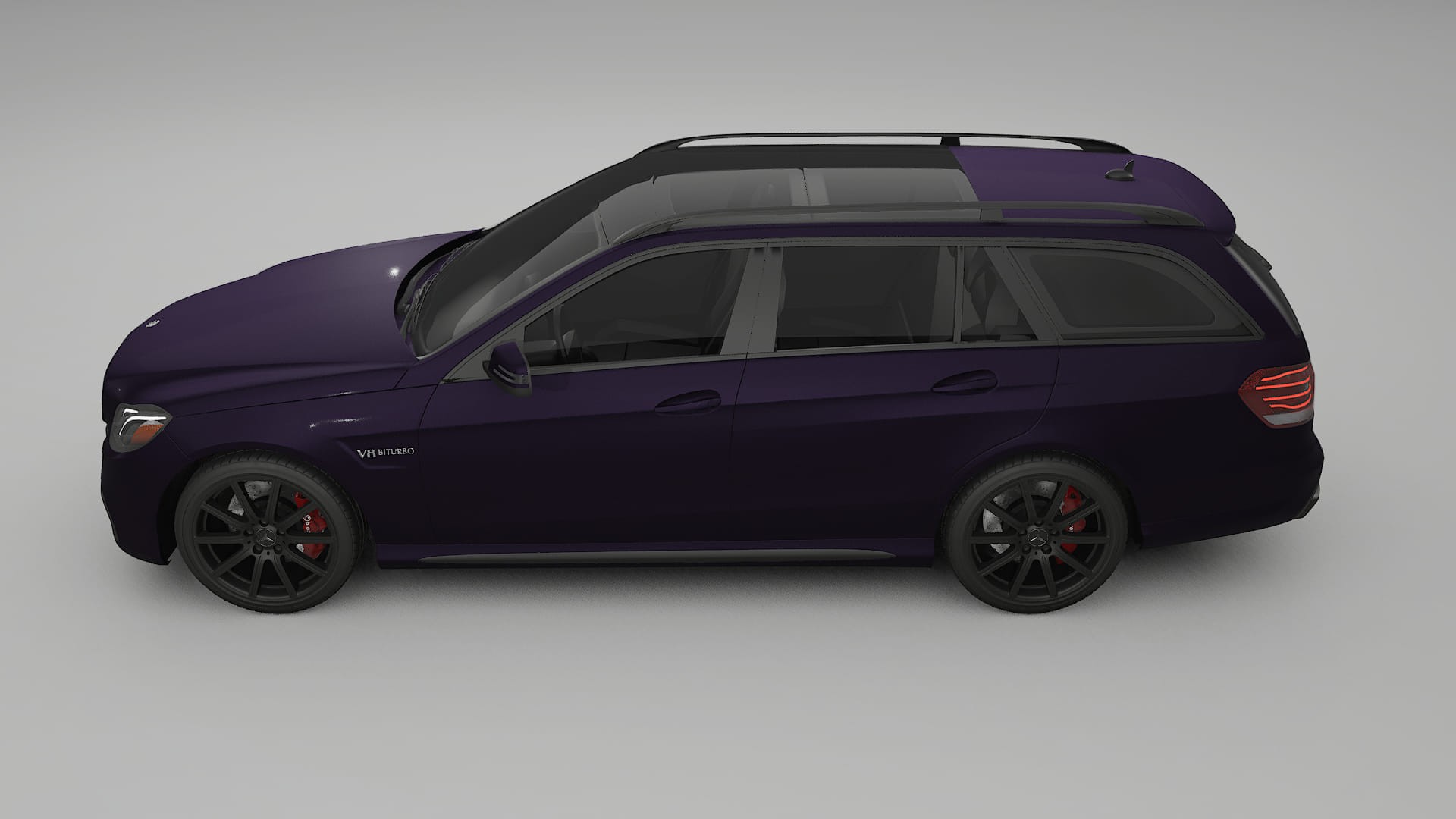 Mercedes E63 AMG Combi W212 facelift LCI Film de Protecție pentru Vopsea TPU | VIOLET PPF cu Schimbare de Culoare – Kit Compl