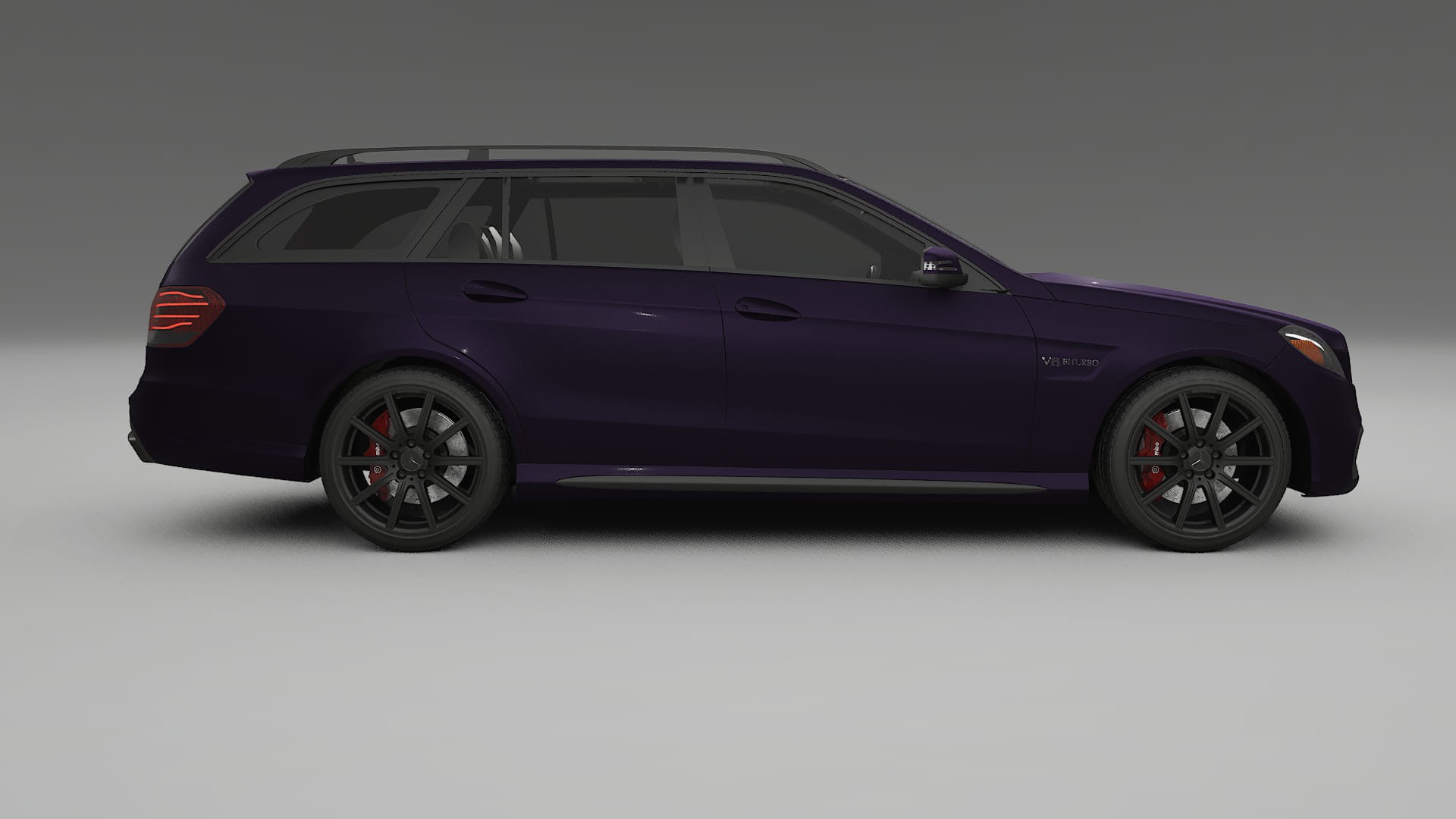 Mercedes E63 AMG Combi W212 facelift LCI Film de Protecție pentru Vopsea TPU | VIOLET PPF cu Schimbare de Culoare – Kit Compl