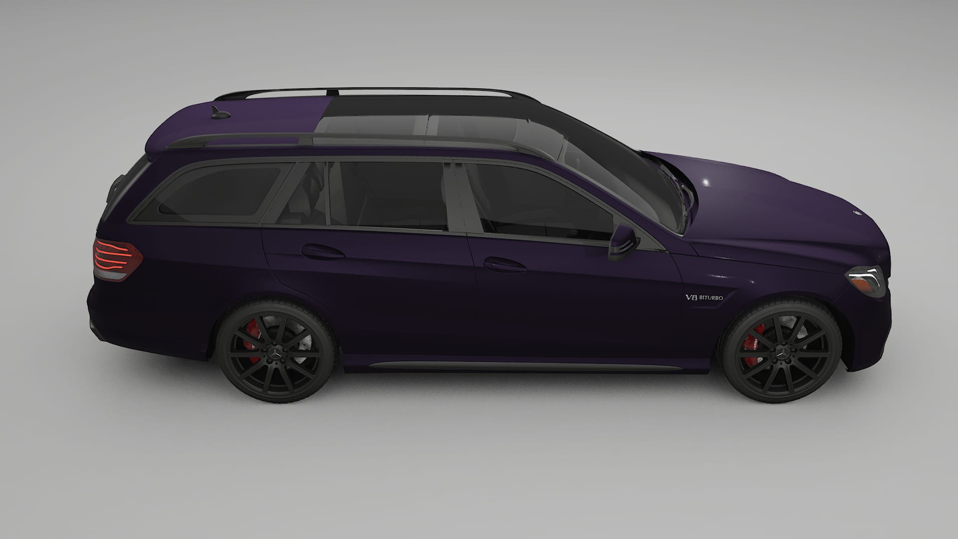 Mercedes E63 AMG Combi W212 facelift LCI Film de Protecție pentru Vopsea TPU | VIOLET PPF cu Schimbare de Culoare – Kit Compl