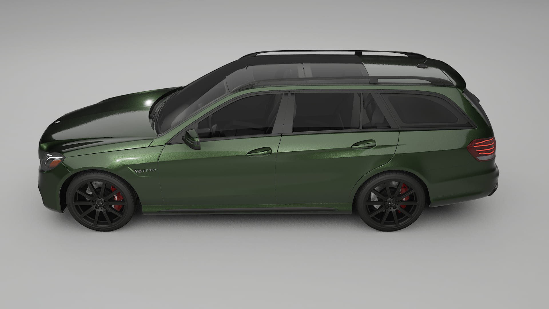 Mercedes E63 AMG Combi W212 facelift LCI Film de Protecție pentru Vopsea TPU | LAGOON PPF cu Schimbare de Culoare – Kit Compl