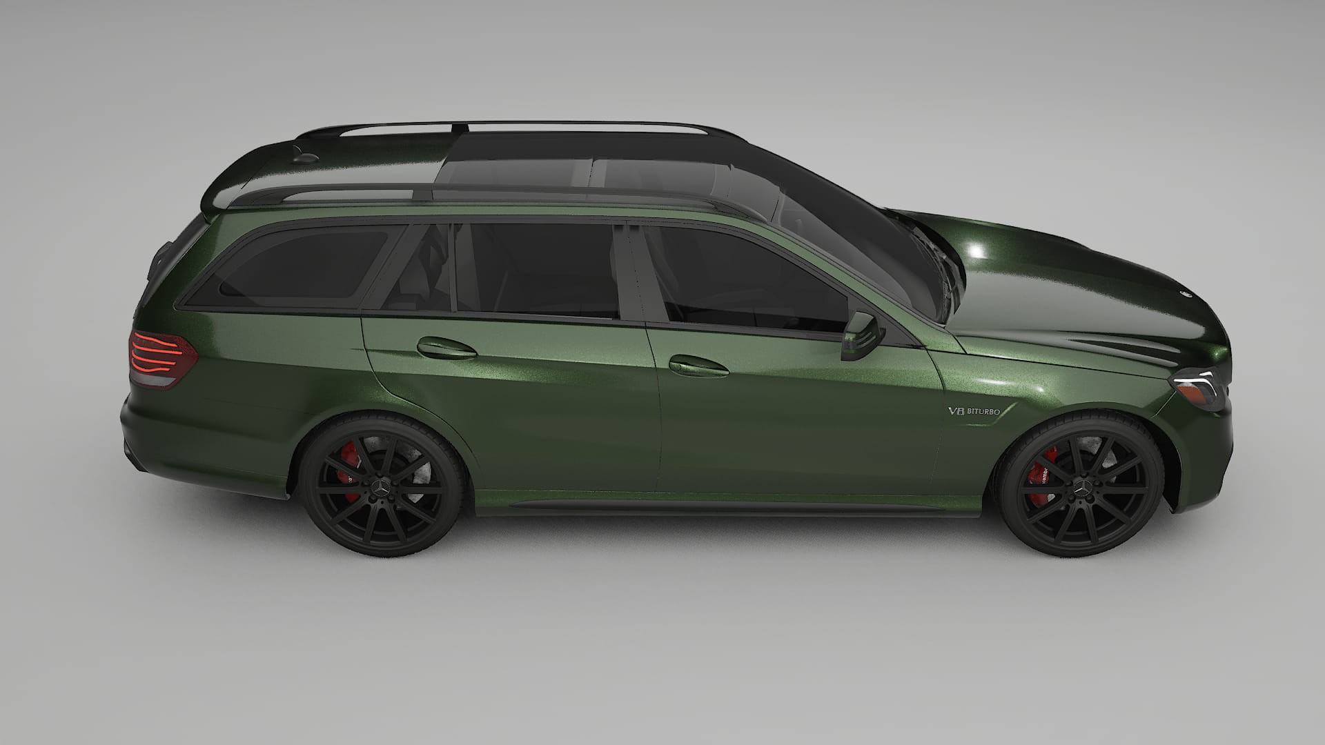 Mercedes E63 AMG Combi W212 facelift LCI Film de Protecție pentru Vopsea TPU | LAGOON PPF cu Schimbare de Culoare – Kit Compl