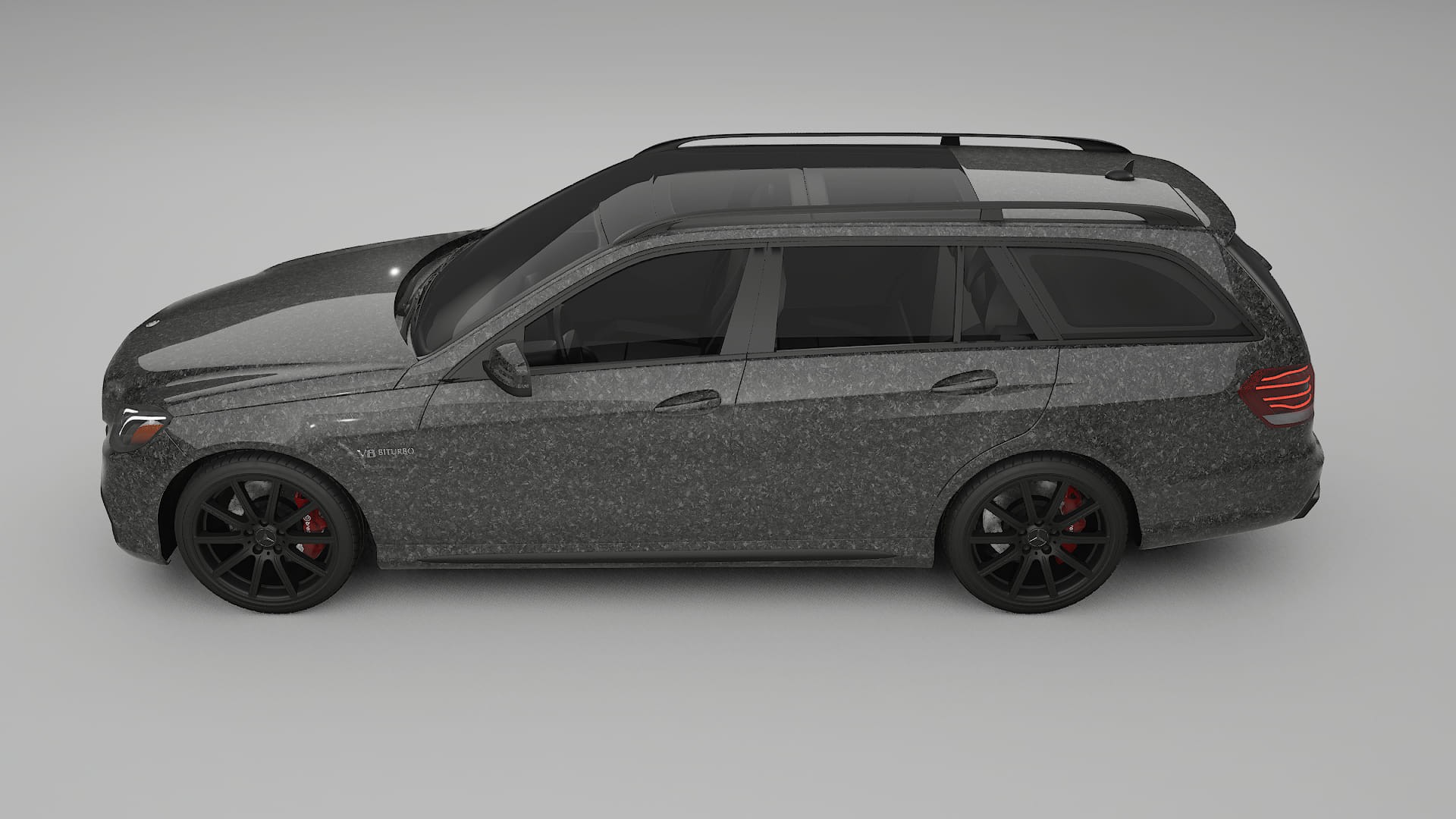 Mercedes E63 AMG Combi W212 facelift LCI Film de Protecție pentru Vopsea TPU | FORGED S PPF cu Schimbare de Culoare – Kit Com