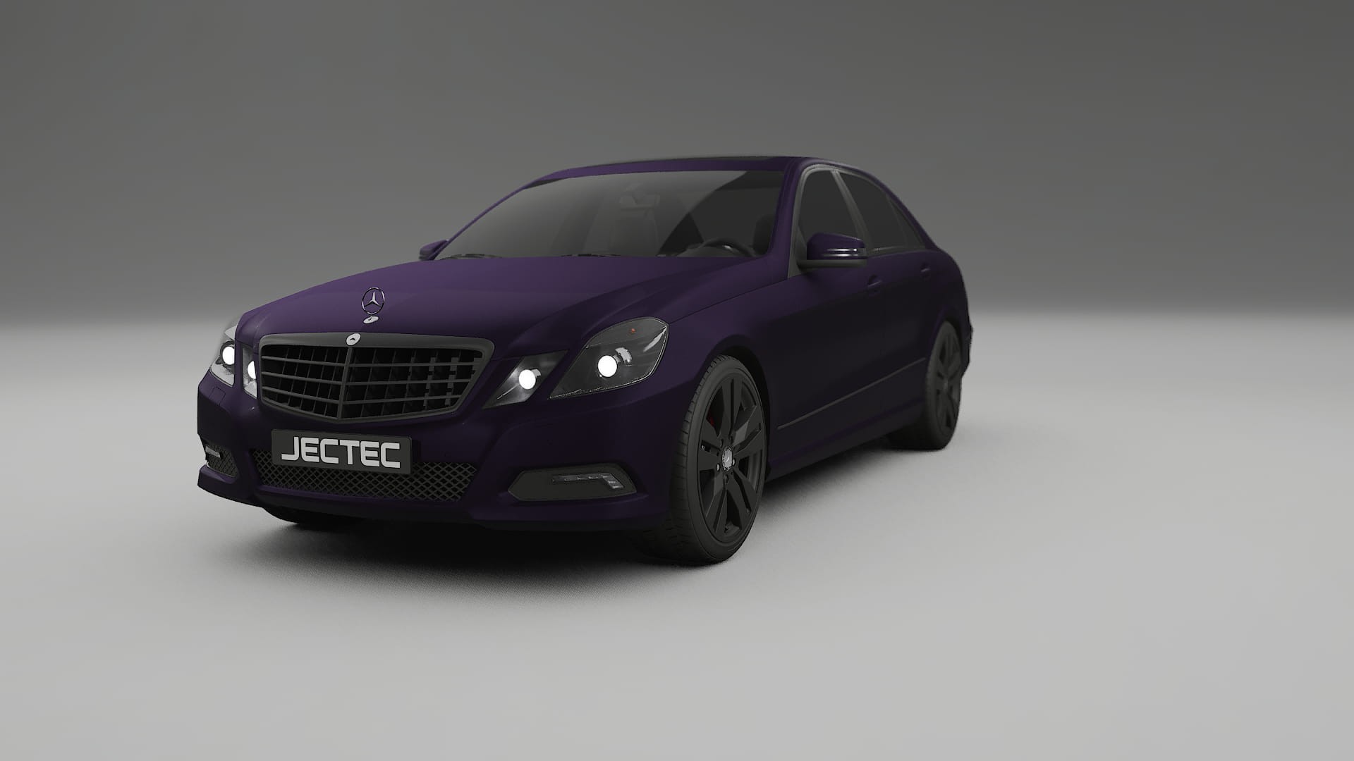 Mercedes E Class Sedan W212 Prefacelift pre LCI Film de Protecție pentru Vopsea TPU | VIOLET PPF cu Schimbare de Culoare – Ki