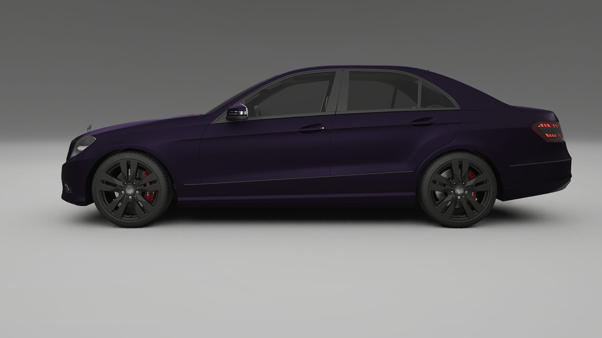 Mercedes E Class Sedan W212 Prefacelift pre LCI Film de Protecție pentru Vopsea TPU | VIOLET PPF cu Schimbare de Culoare – Ki