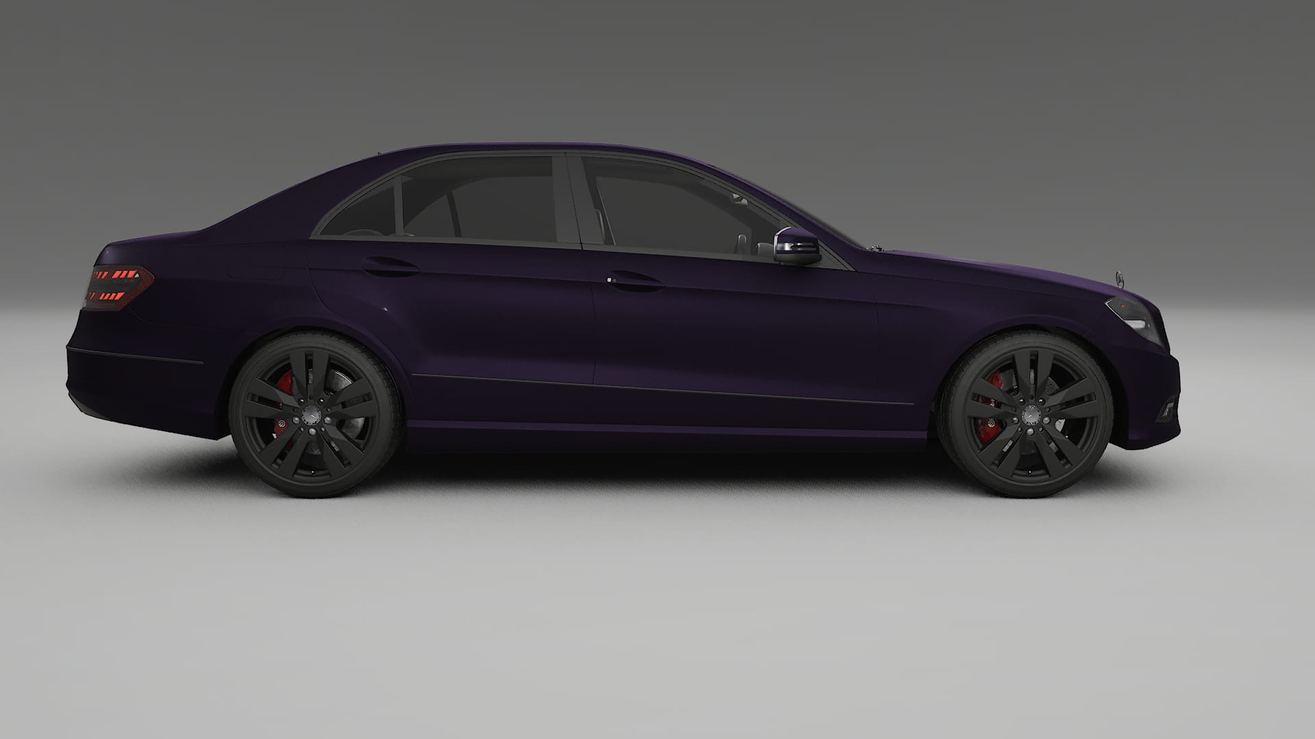 Mercedes E Class Sedan W212 Prefacelift pre LCI Film de Protecție pentru Vopsea TPU | VIOLET PPF cu Schimbare de Culoare – Ki