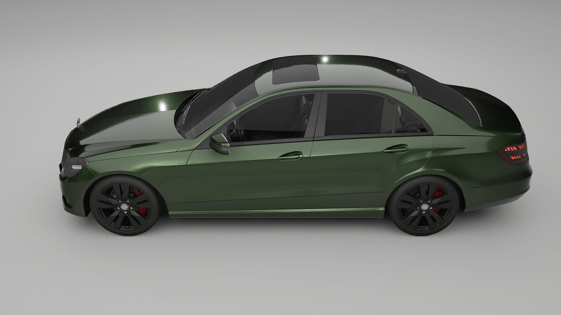 Mercedes E Class Sedan W212 Prefacelift pre LCI Film de Protecție pentru Vopsea TPU | LAGOON PPF cu Schimbare de Culoare – Ki