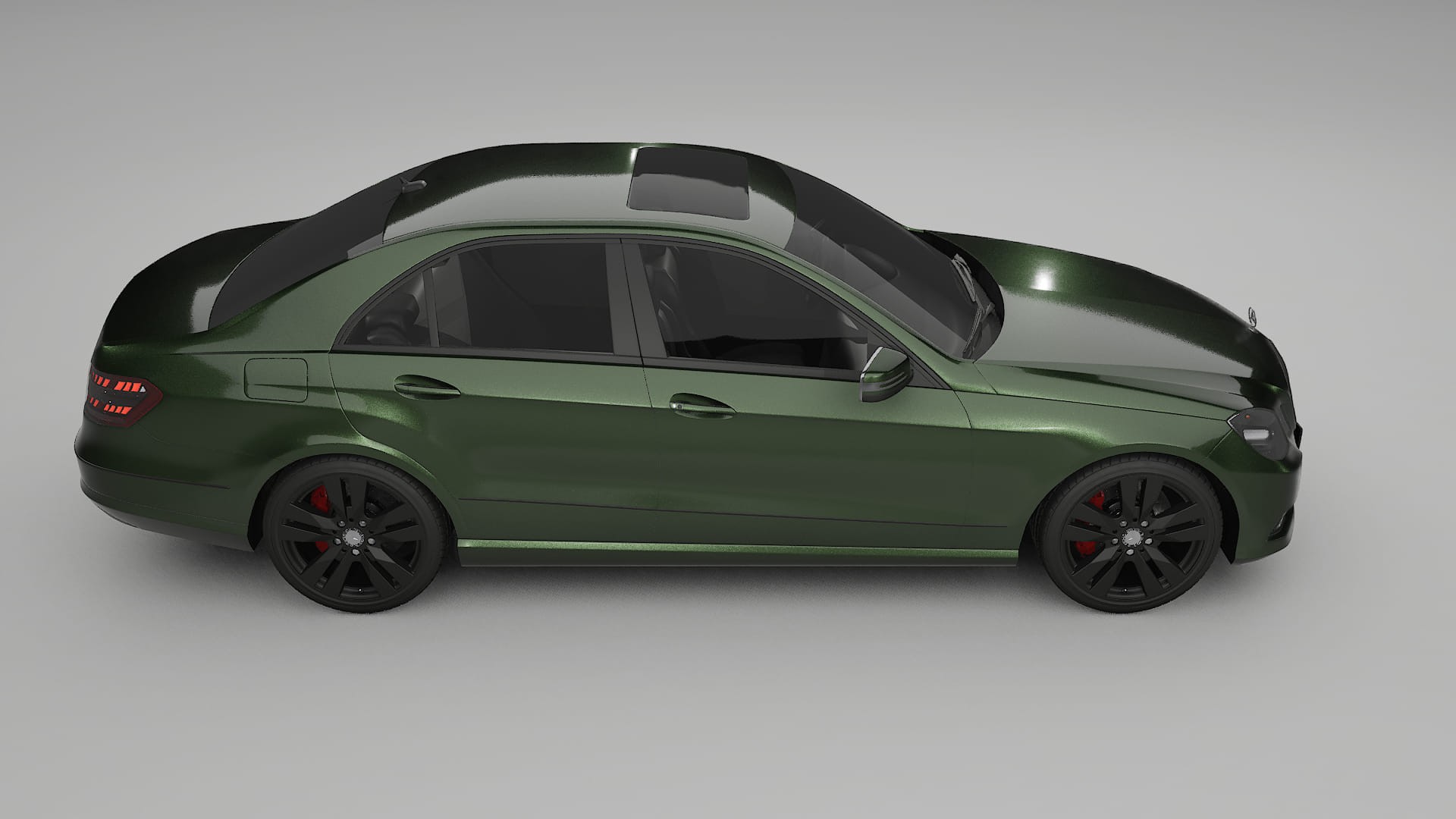 Mercedes E Class Sedan W212 Prefacelift pre LCI Film de Protecție pentru Vopsea TPU | LAGOON PPF cu Schimbare de Culoare – Ki