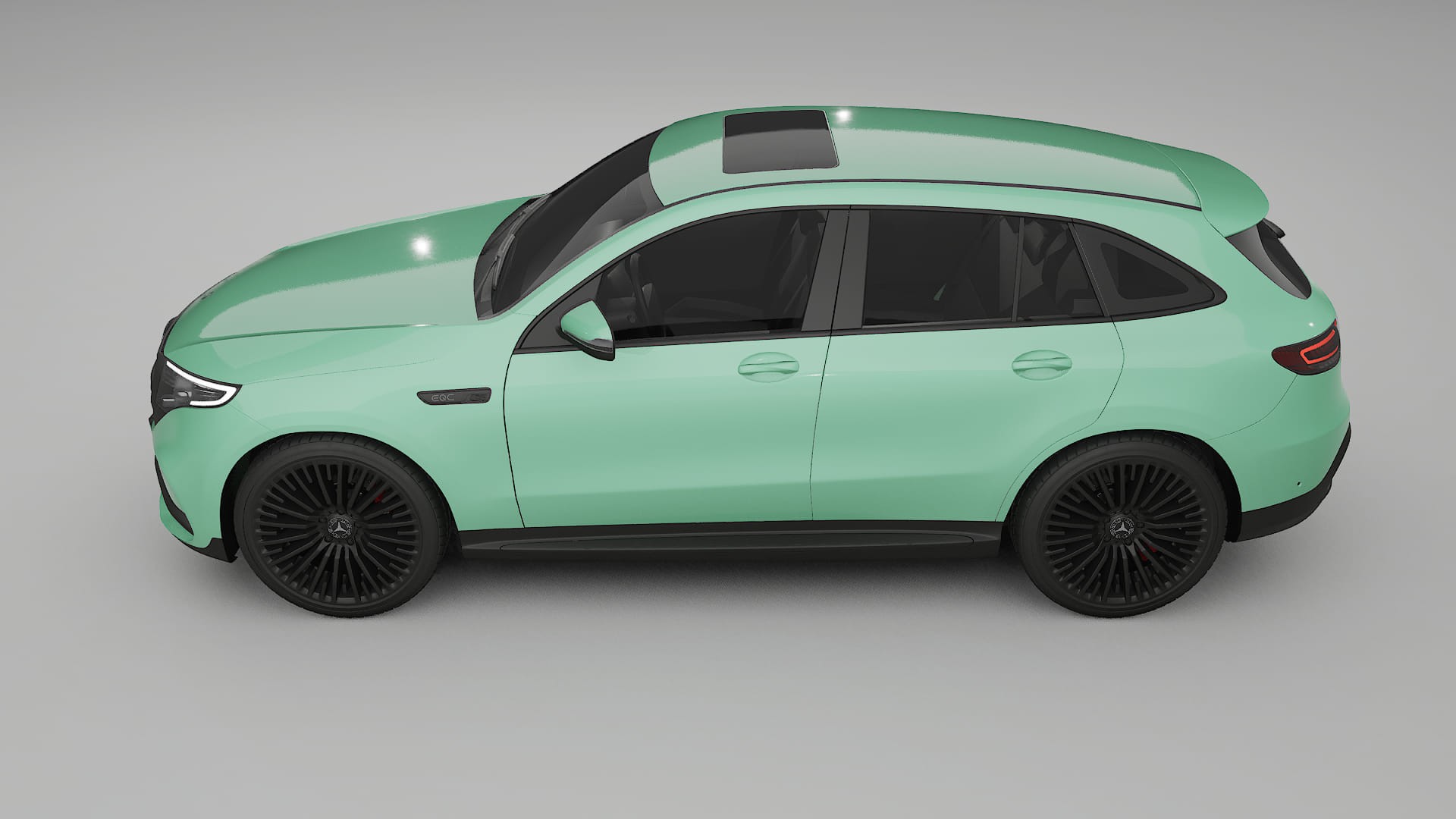 Mercedes EQC AMG Film de Protecție pentru Vopsea TPU | DUSTY PPF cu Schimbare de Culoare – Kit Complet Predecupat