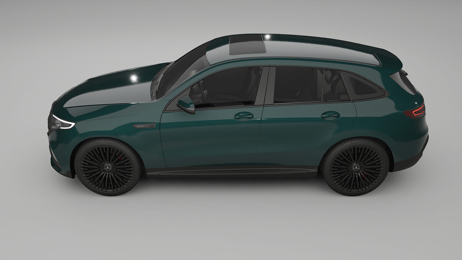 Mercedes EQC AMG Film de Protecție pentru Vopsea TPU | INFERNO PPF cu Schimbare de Culoare – Kit Complet Predecupat