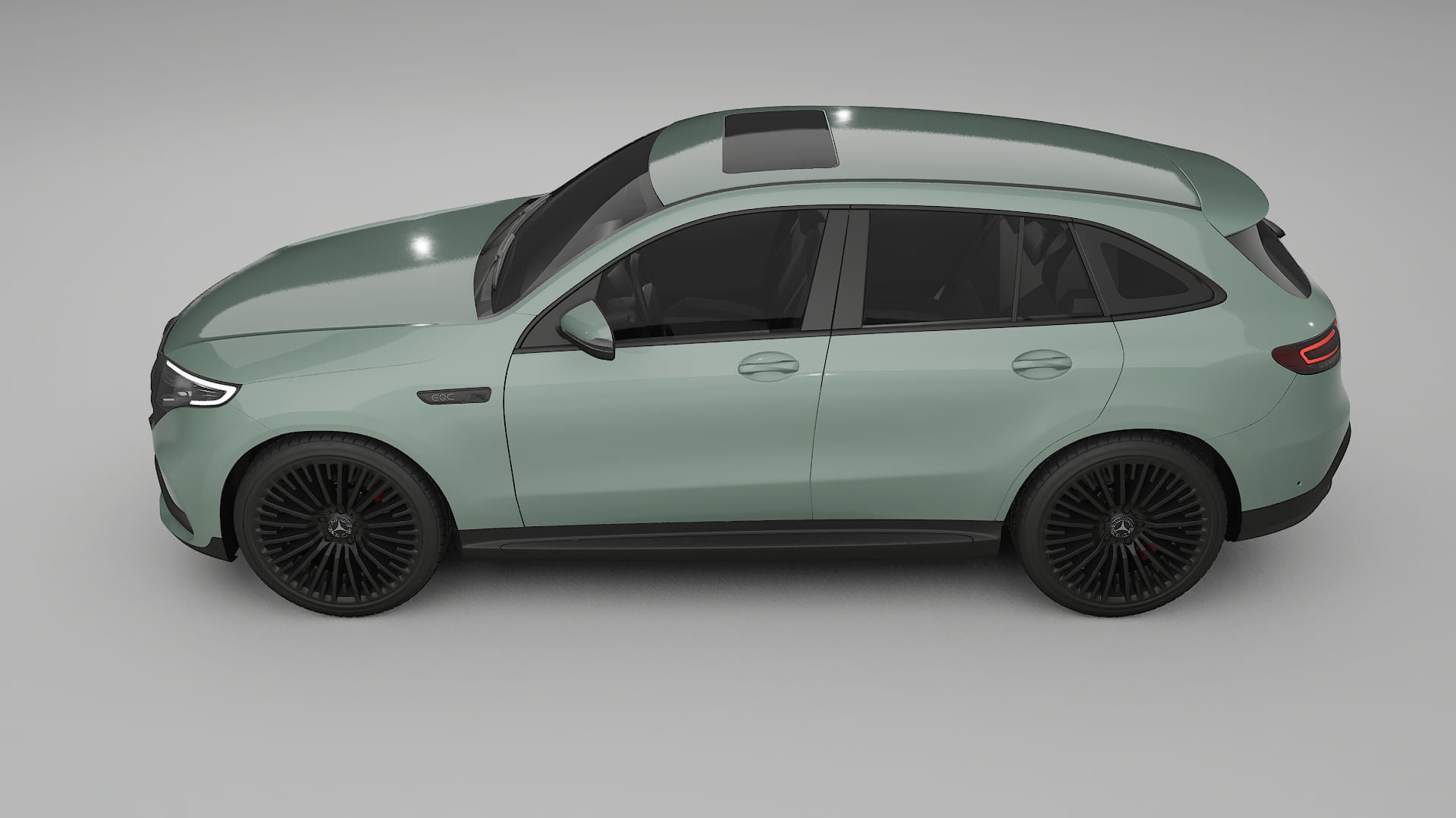 Mercedes EQC AMG Film de Protecție pentru Vopsea TPU | CINDER PPF cu Schimbare de Culoare – Kit Complet Predecupat