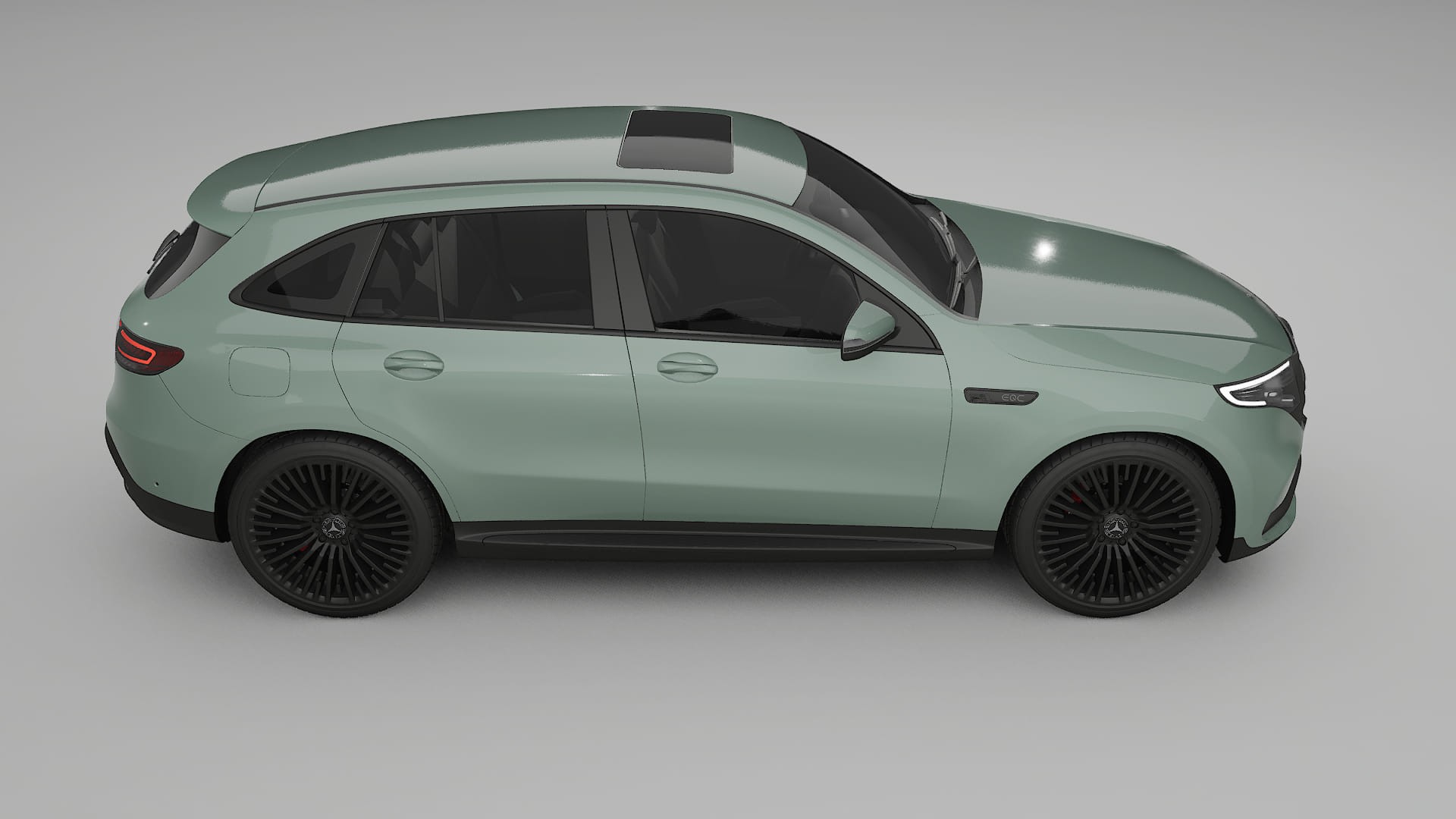 Mercedes EQC AMG Film de Protecție pentru Vopsea TPU | CINDER PPF cu Schimbare de Culoare – Kit Complet Predecupat