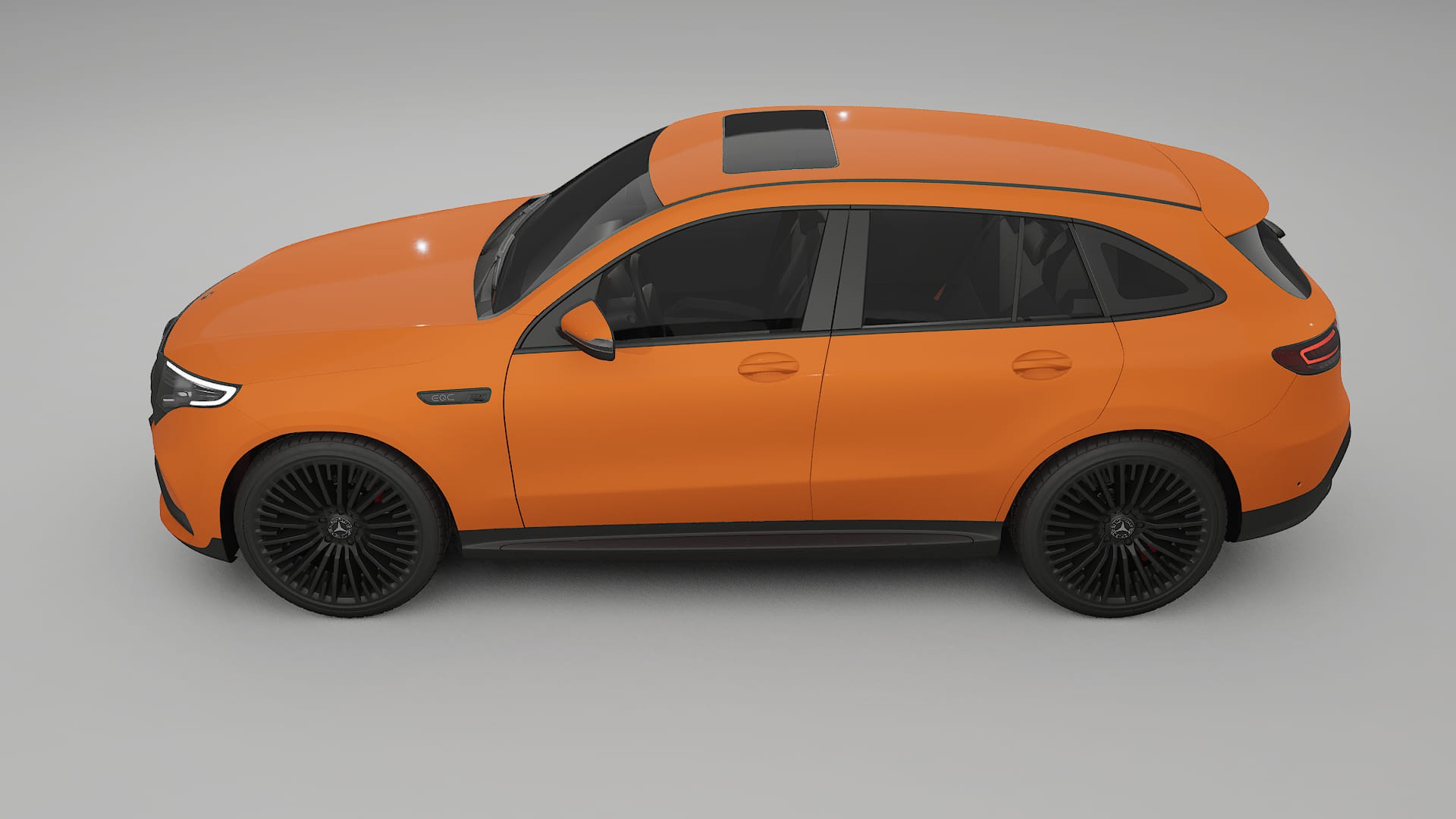 Mercedes EQC AMG Film de Protecție pentru Vopsea TPU | ROCKET PPF cu Schimbare de Culoare – Kit Complet Predecupat