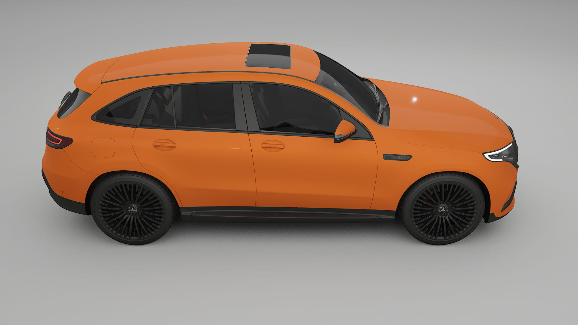 Mercedes EQC AMG Film de Protecție pentru Vopsea TPU | ROCKET PPF cu Schimbare de Culoare – Kit Complet Predecupat