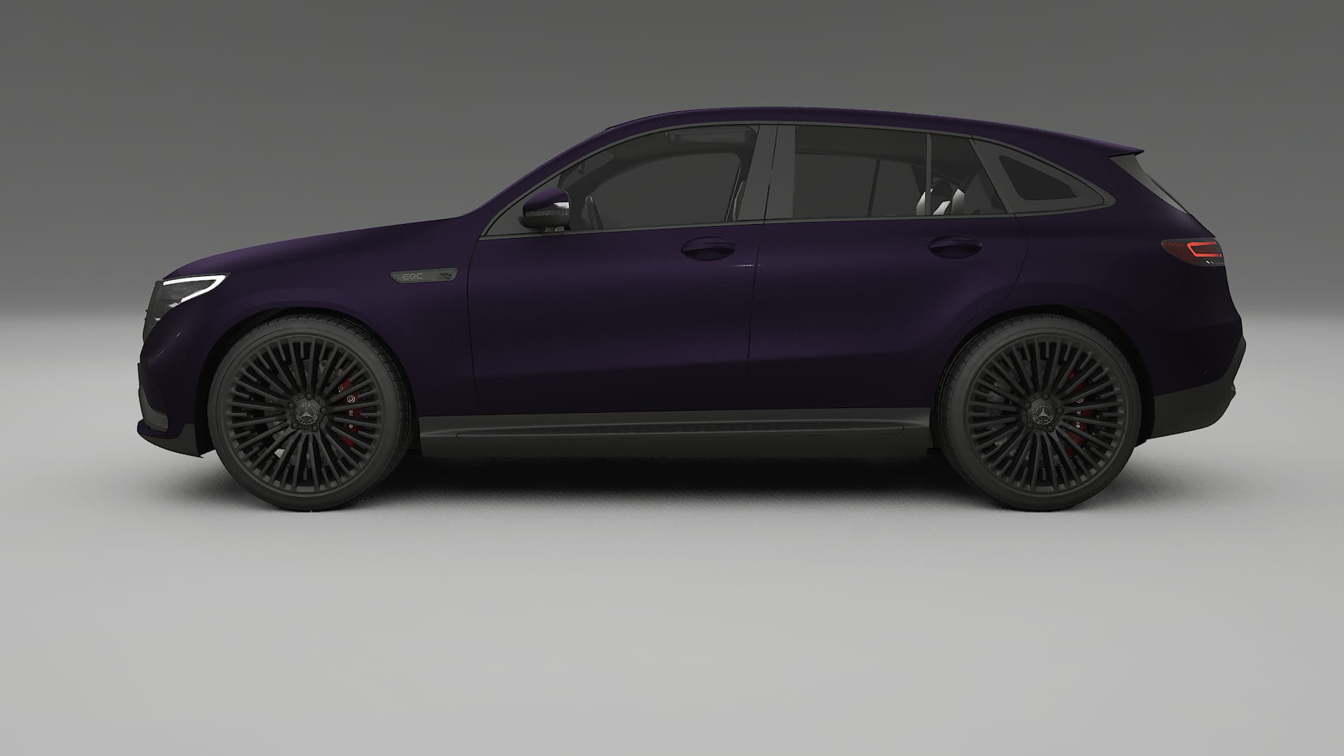 Mercedes EQC AMG Film de Protecție pentru Vopsea TPU | VIOLET PPF cu Schimbare de Culoare – Kit Complet Predecupat