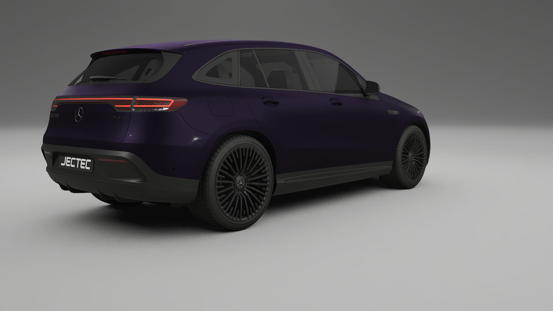 Mercedes EQC AMG Film de Protecție pentru Vopsea TPU | VIOLET PPF cu Schimbare de Culoare – Kit Complet Predecupat