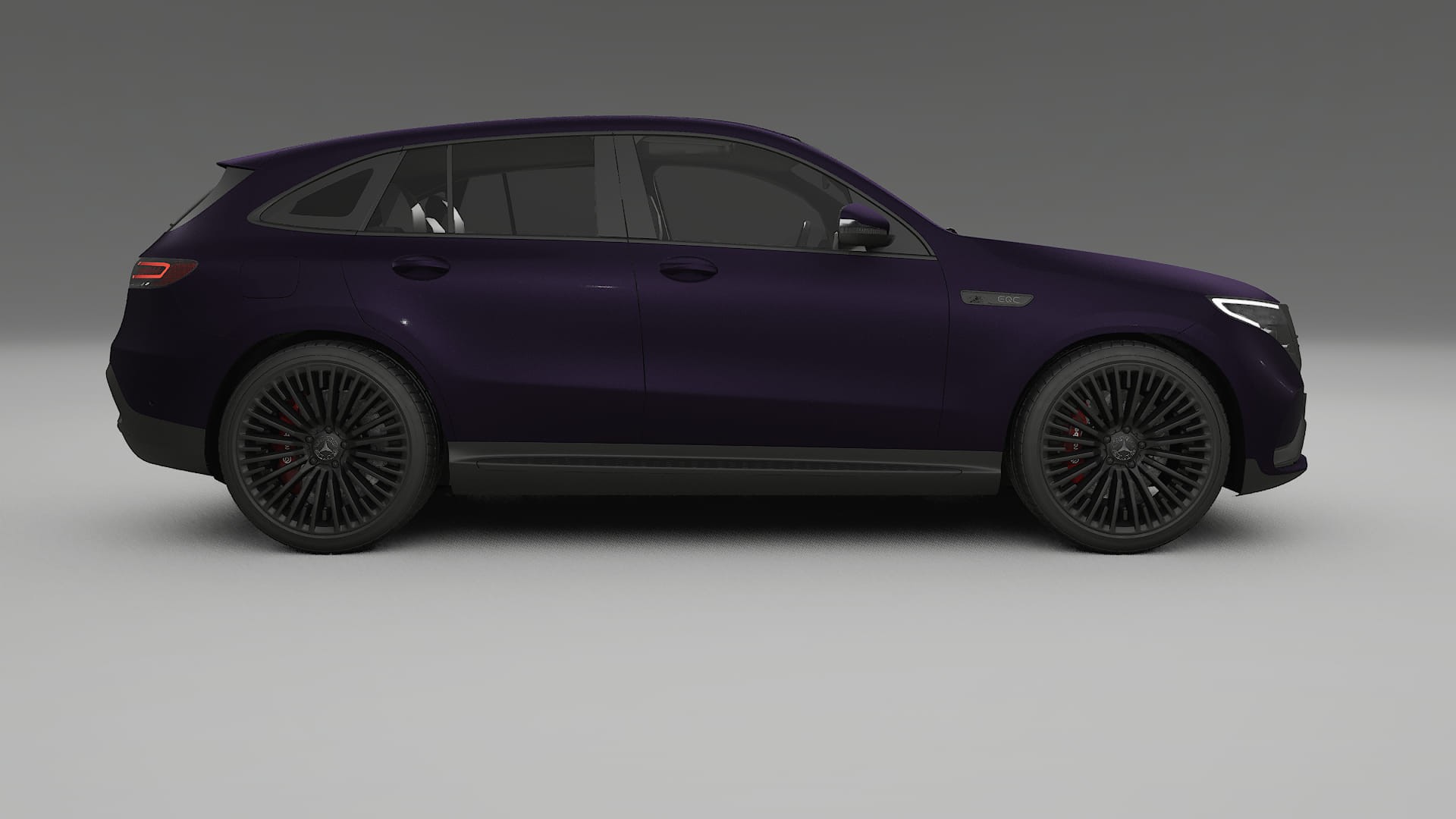 Mercedes EQC AMG Film de Protecție pentru Vopsea TPU | VIOLET PPF cu Schimbare de Culoare – Kit Complet Predecupat