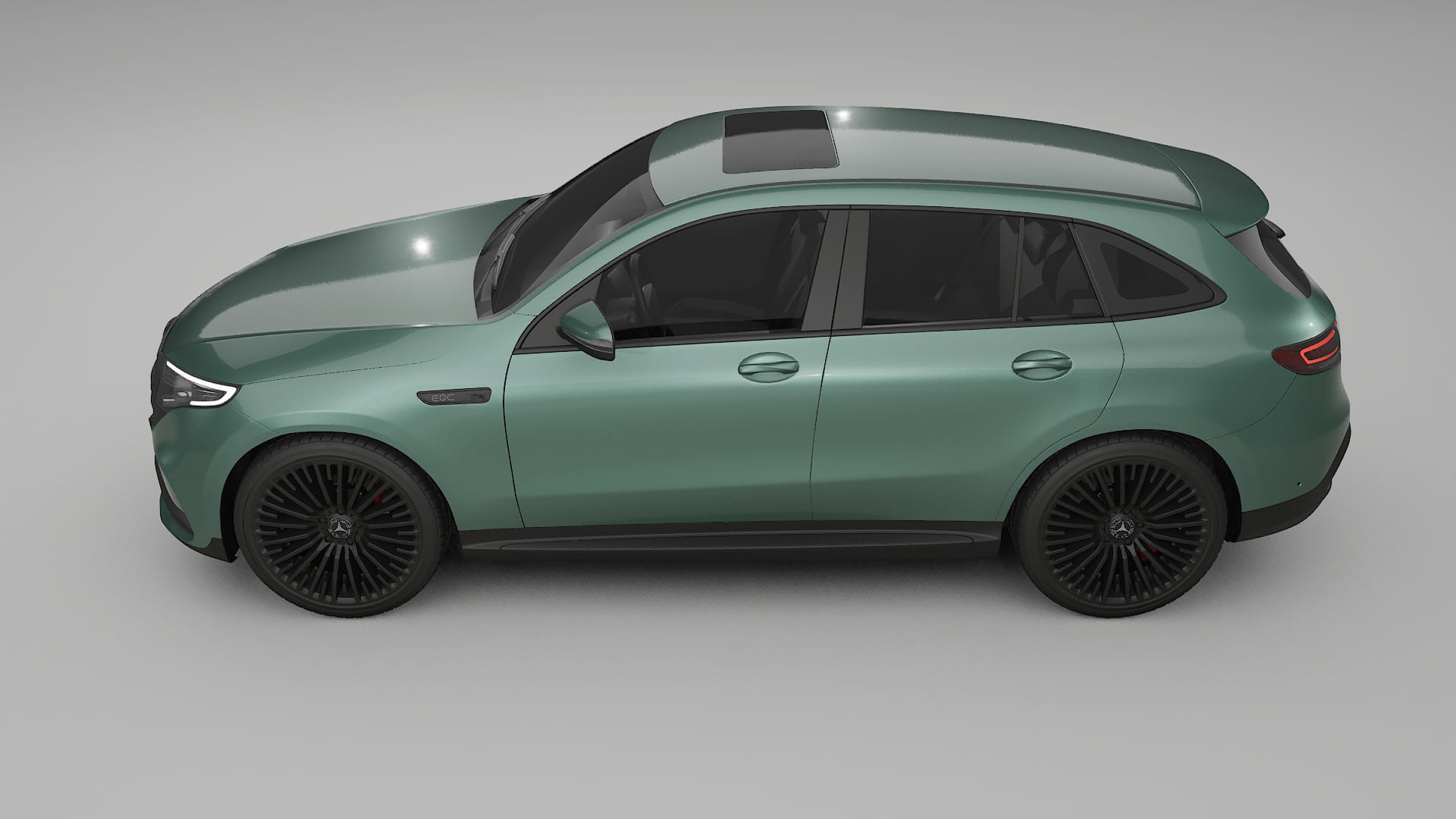 Mercedes EQC AMG Film de Protecție pentru Vopsea TPU | EVERGREEN PPF cu Schimbare de Culoare – Kit Complet Predecupat