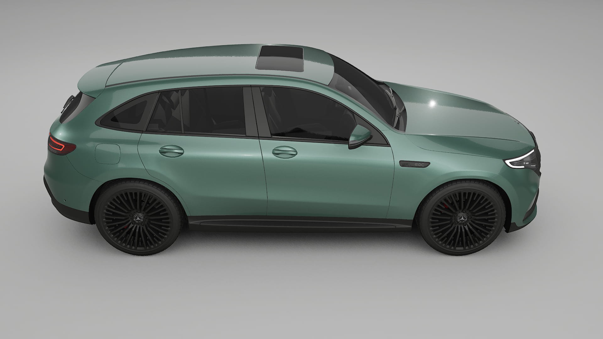 Mercedes EQC AMG Film de Protecție pentru Vopsea TPU | EVERGREEN PPF cu Schimbare de Culoare – Kit Complet Predecupat