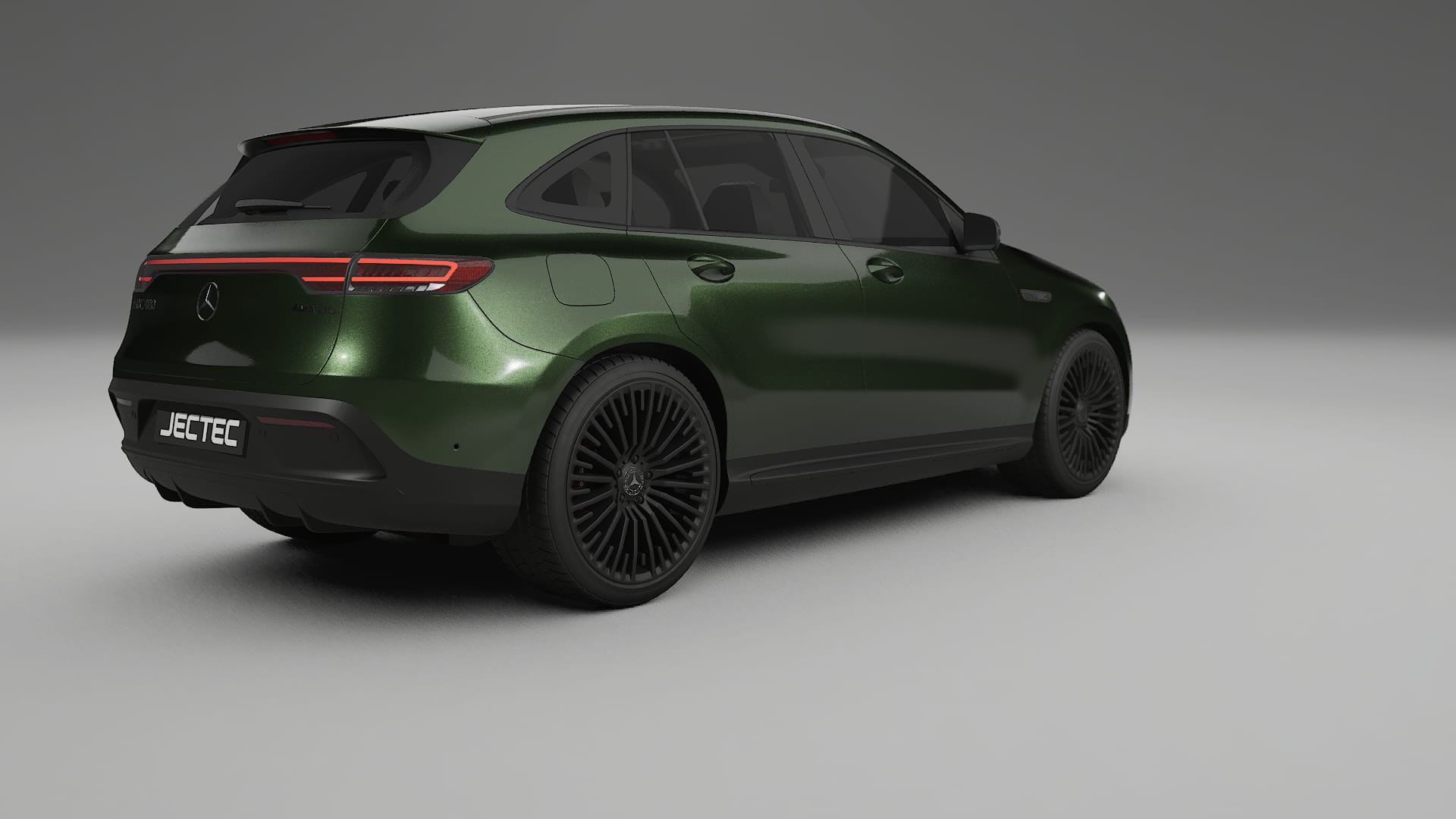 Mercedes EQC AMG Film de Protecție pentru Vopsea TPU | LAGOON PPF cu Schimbare de Culoare – Kit Complet Predecupat