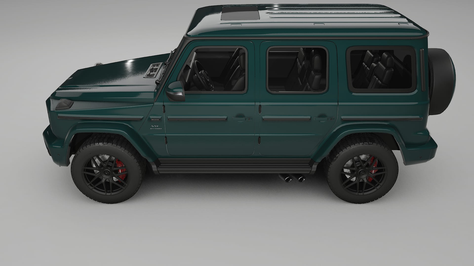 Mercedes G63 AMG W463A Film de Protecție pentru Vopsea TPU | INFERNO PPF cu Schimbare de Culoare – Kit Complet Predecupat