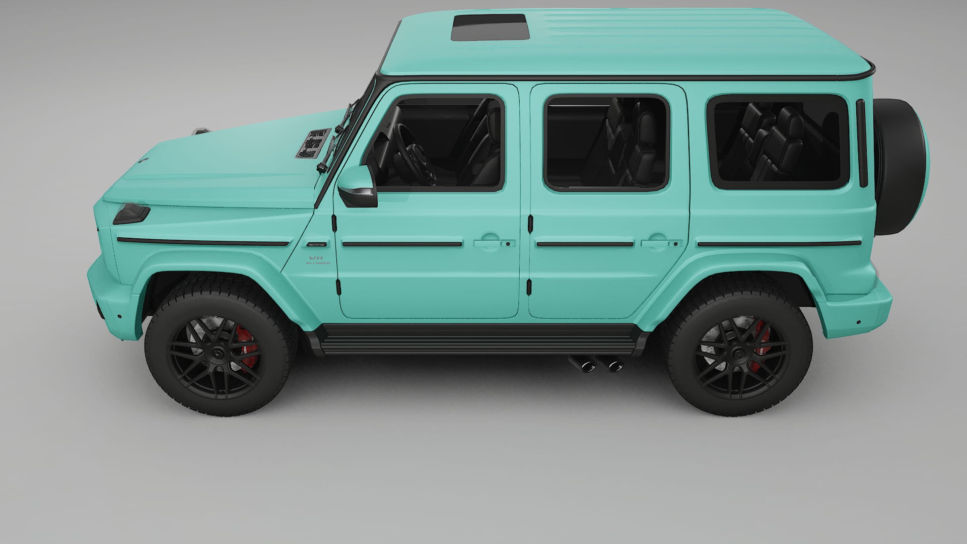 Mercedes G63 AMG W463A Film de Protecție pentru Vopsea TPU | FROST PPF cu Schimbare de Culoare – Kit Complet Predecupat