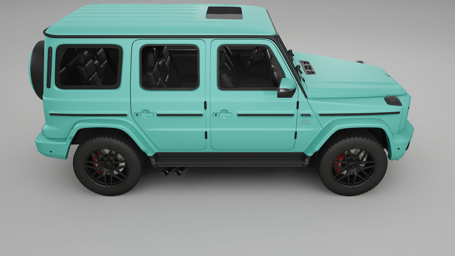 Mercedes G63 AMG W463A Film de Protecție pentru Vopsea TPU | FROST PPF cu Schimbare de Culoare – Kit Complet Predecupat