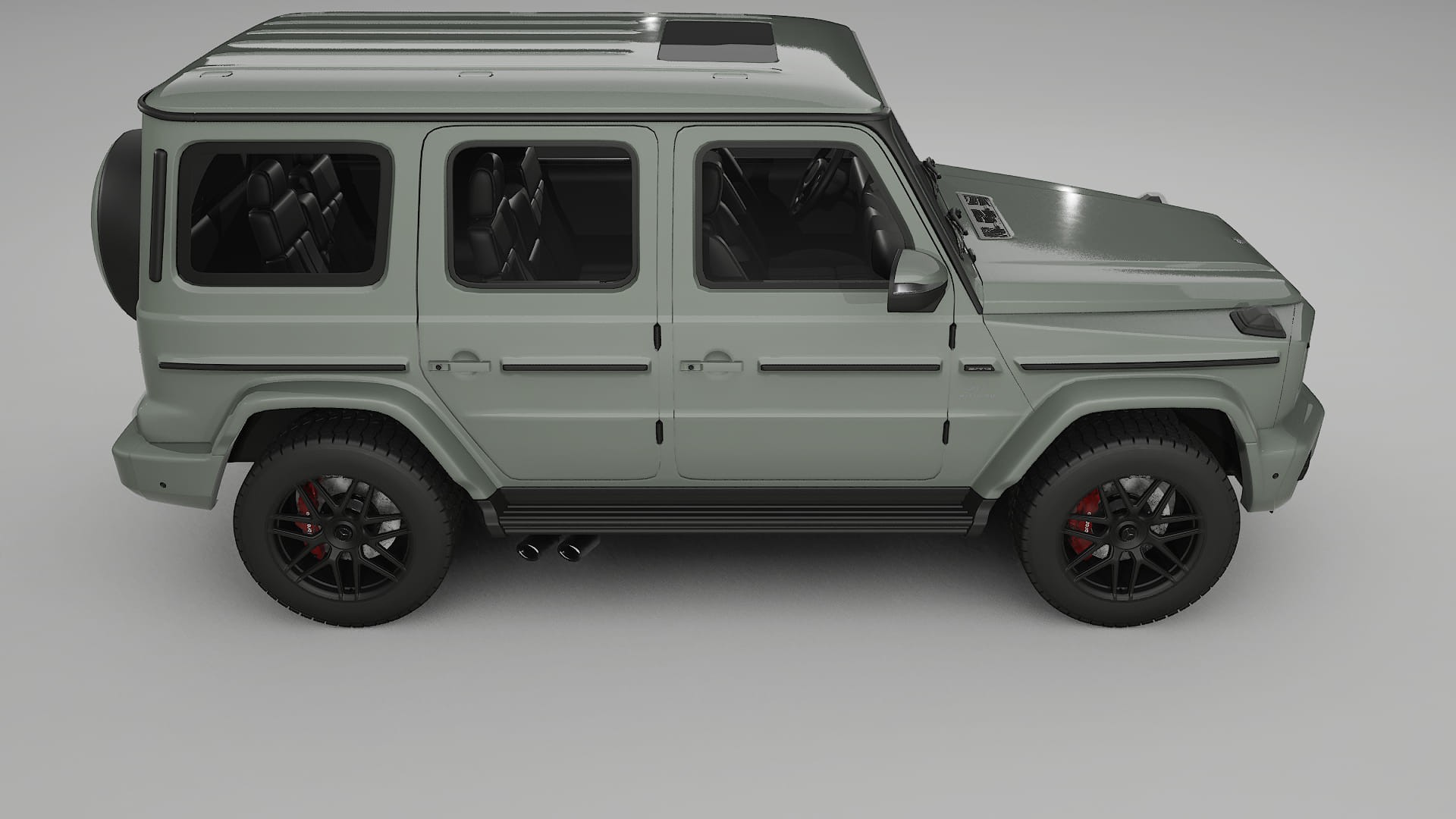 Mercedes G63 AMG W463A Film de Protecție pentru Vopsea TPU | SLATE PPF cu Schimbare de Culoare – Kit Complet Predecupat