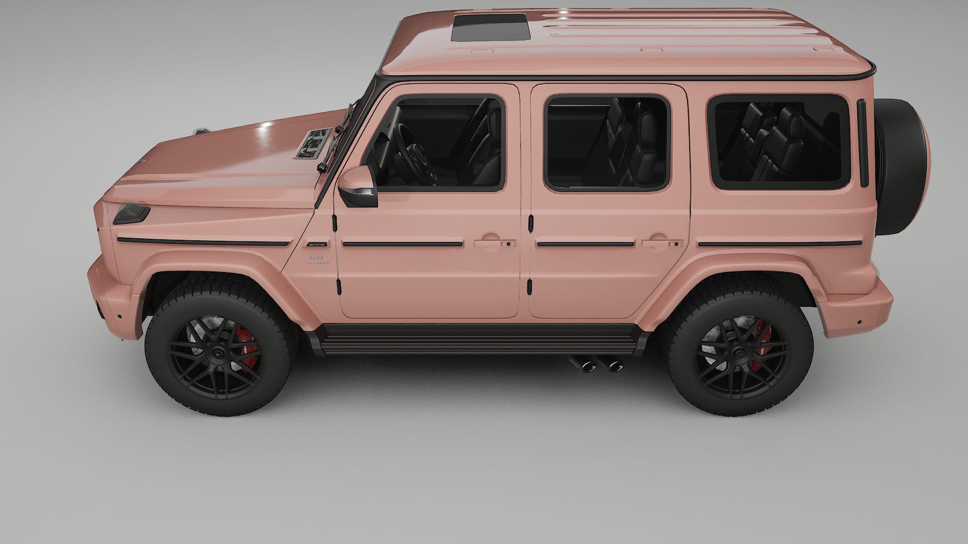 Mercedes G63 AMG W463A Film de Protecție pentru Vopsea TPU | BLUSH PPF cu Schimbare de Culoare – Kit Complet Predecupat