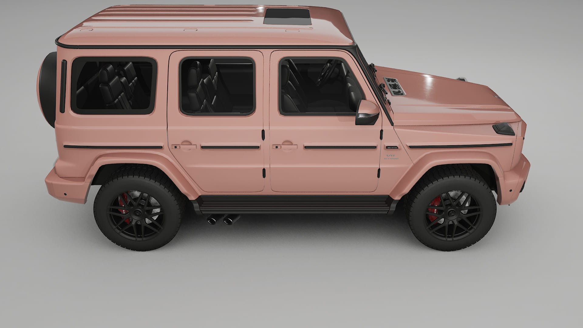 Mercedes G63 AMG W463A Film de Protecție pentru Vopsea TPU | BLUSH PPF cu Schimbare de Culoare – Kit Complet Predecupat