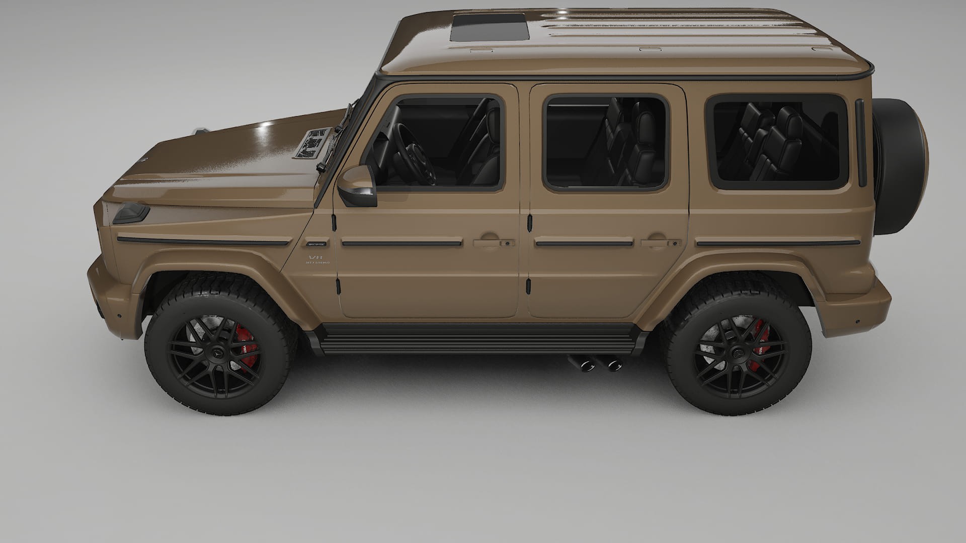 Mercedes G63 AMG W463A Film de Protecție pentru Vopsea TPU | SAHARA PPF cu Schimbare de Culoare – Kit Complet Predecupat