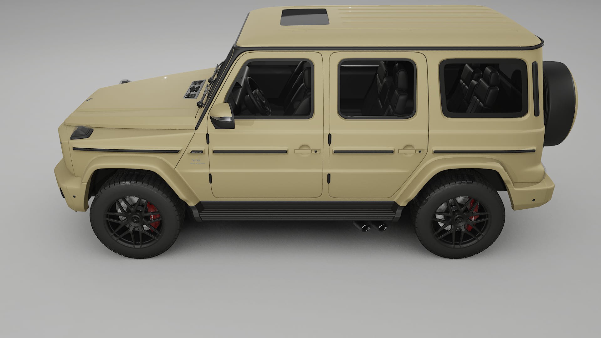 Mercedes G63 AMG W463A Film de Protecție pentru Vopsea TPU | SAND PPF cu Schimbare de Culoare – Kit Complet Predecupat