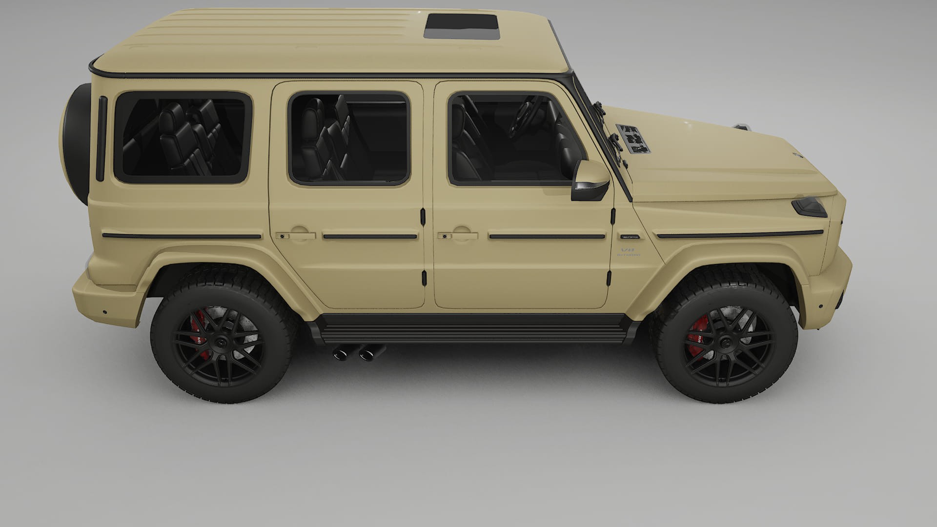 Mercedes G63 AMG W463A Film de Protecție pentru Vopsea TPU | SAND PPF cu Schimbare de Culoare – Kit Complet Predecupat