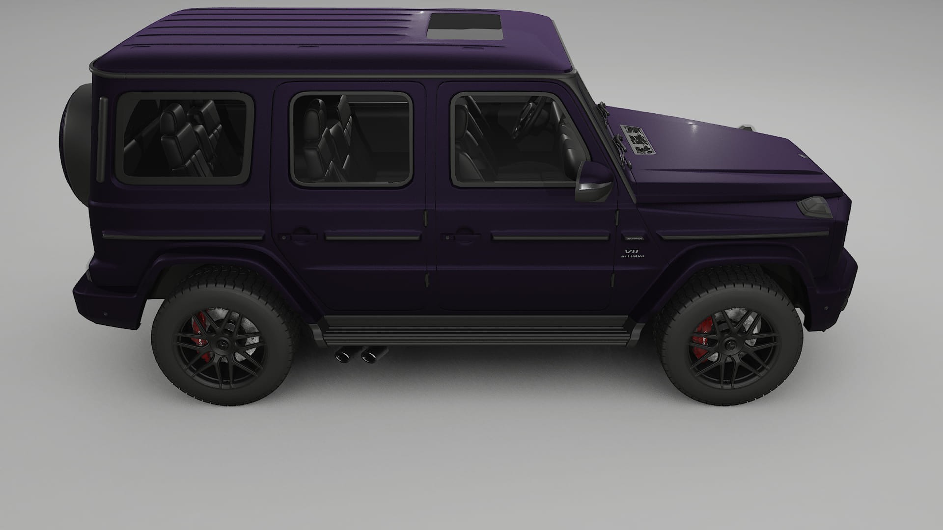 Mercedes G63 AMG W463A Film de Protecție pentru Vopsea TPU | VIOLET PPF cu Schimbare de Culoare – Kit Complet Predecupat