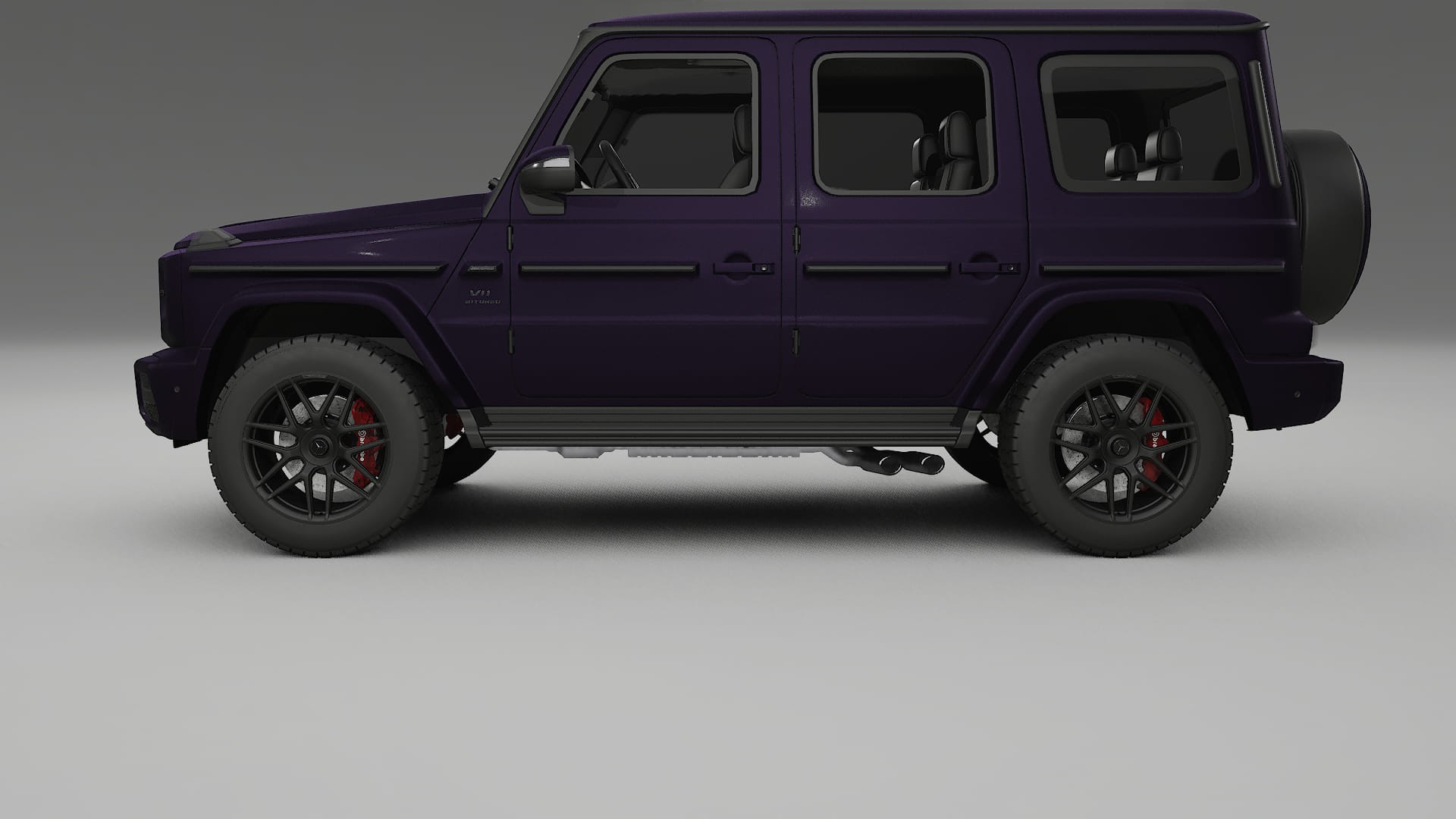 Mercedes G63 AMG W463A Film de Protecție pentru Vopsea TPU | VIOLET PPF cu Schimbare de Culoare – Kit Complet Predecupat