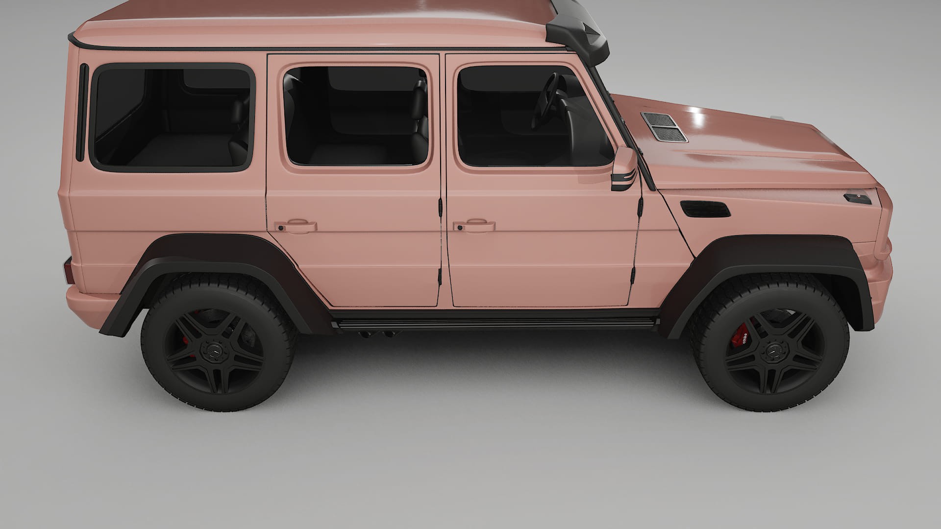 Mercedes G class 4x4 W463 Film de Protecție pentru Vopsea TPU | BLUSH PPF cu Schimbare de Culoare – Kit Complet Predecupat