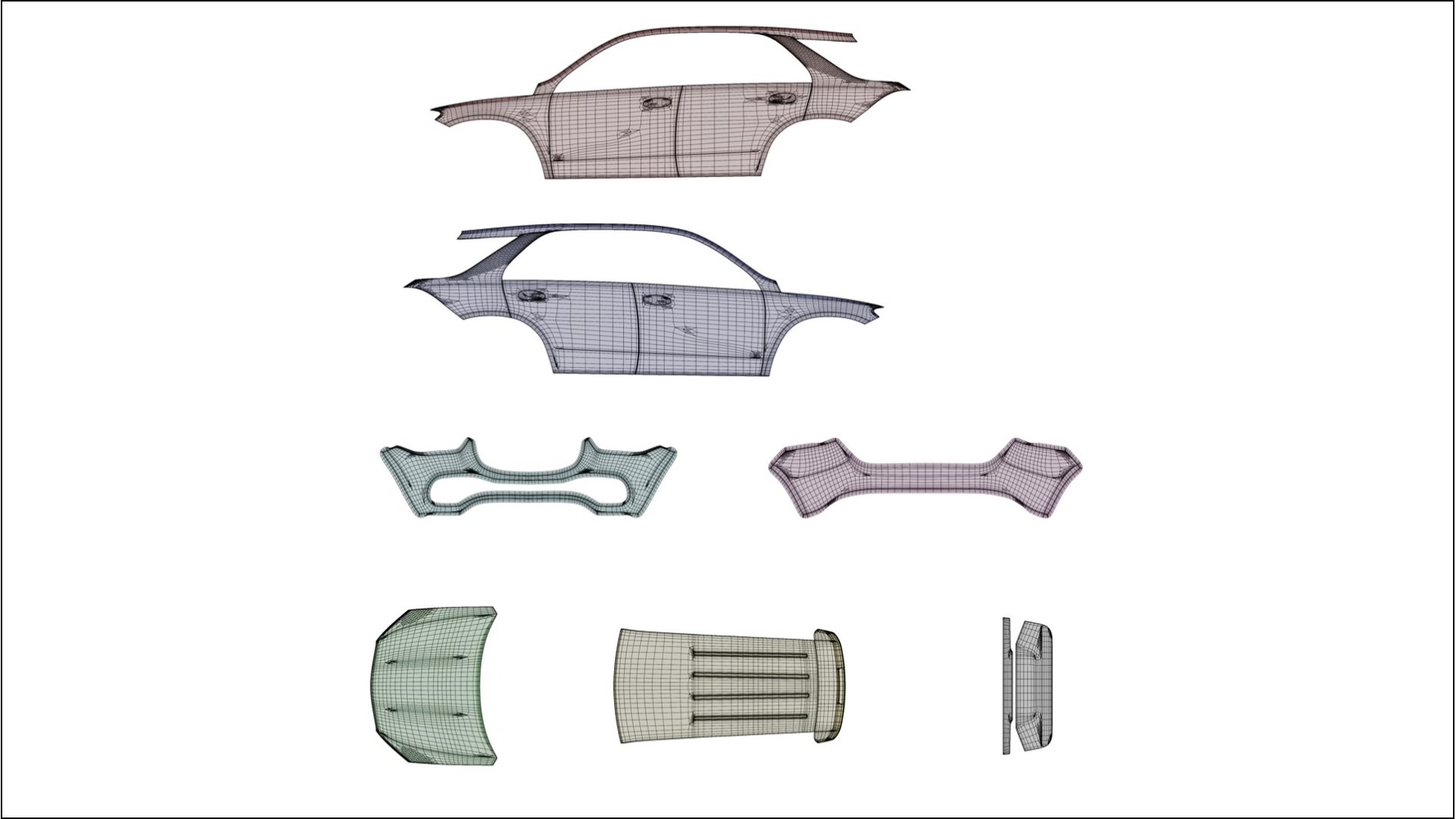 Mercedes GLE W167 Film de Protecție pentru Vopsea TPU | INFERNO PPF cu Schimbare de Culoare – Kit Complet Predecupat 2