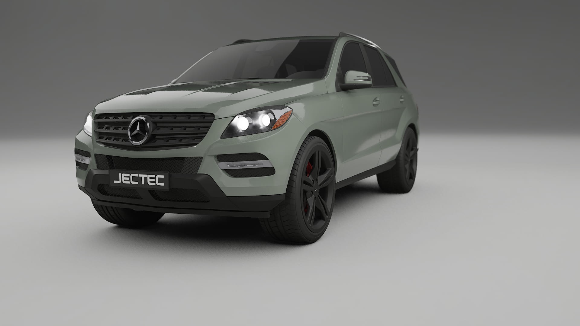 Mercedes M class W166 Film de Protecție pentru Vopsea TPU | SLATE PPF cu Schimbare de Culoare – Kit Complet Predecupat