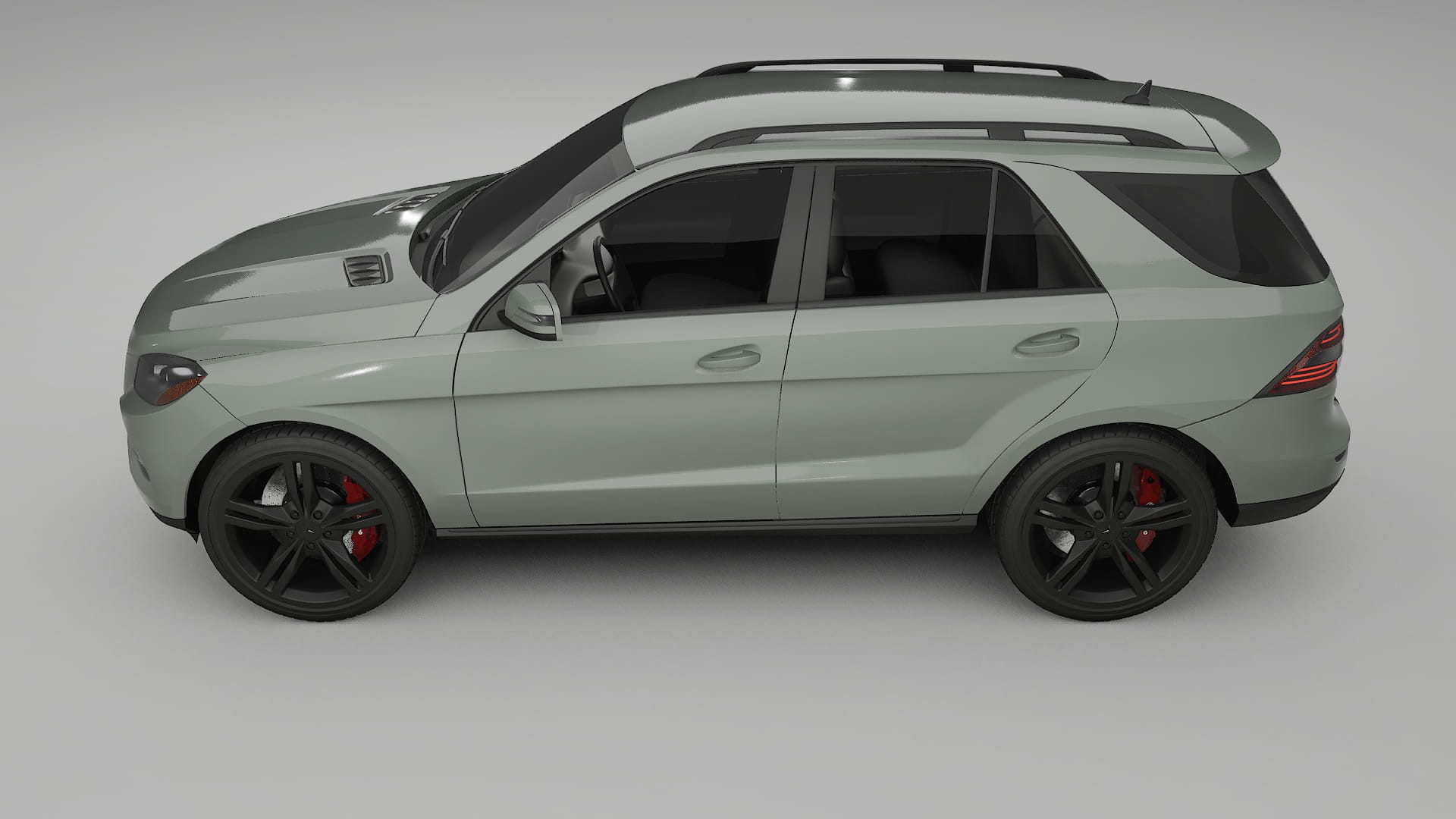 Mercedes M class W166 Film de Protecție pentru Vopsea TPU | SLATE PPF cu Schimbare de Culoare – Kit Complet Predecupat