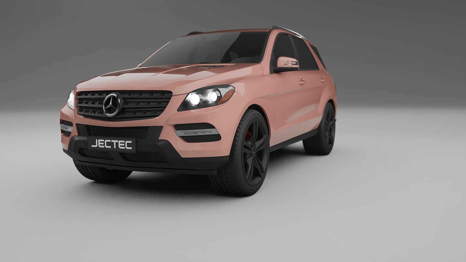 Mercedes M class W166 Film de Protecție pentru Vopsea TPU | BLUSH PPF cu Schimbare de Culoare – Kit Complet Predecupat