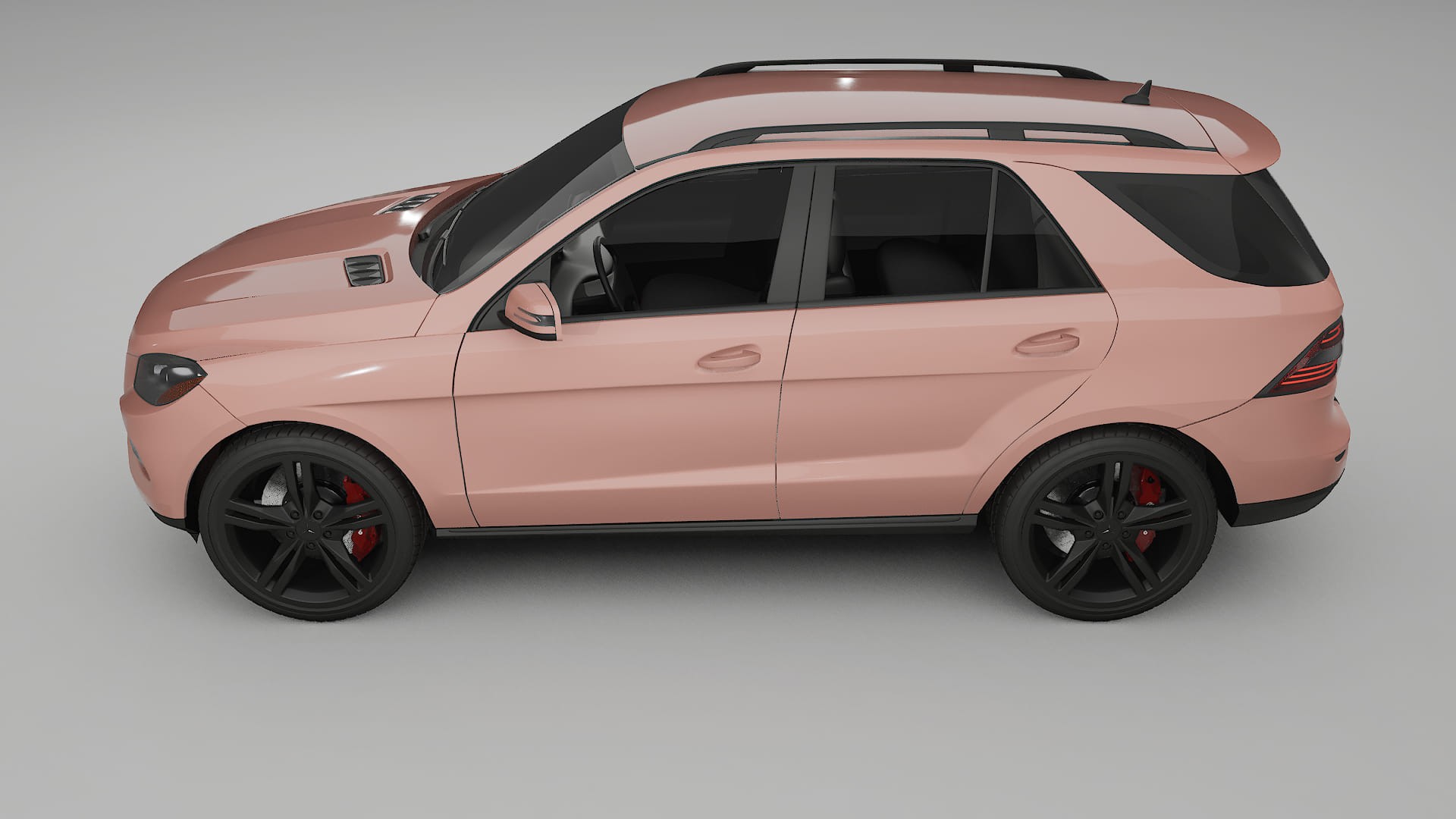 Mercedes M class W166 Film de Protecție pentru Vopsea TPU | BLUSH PPF cu Schimbare de Culoare – Kit Complet Predecupat